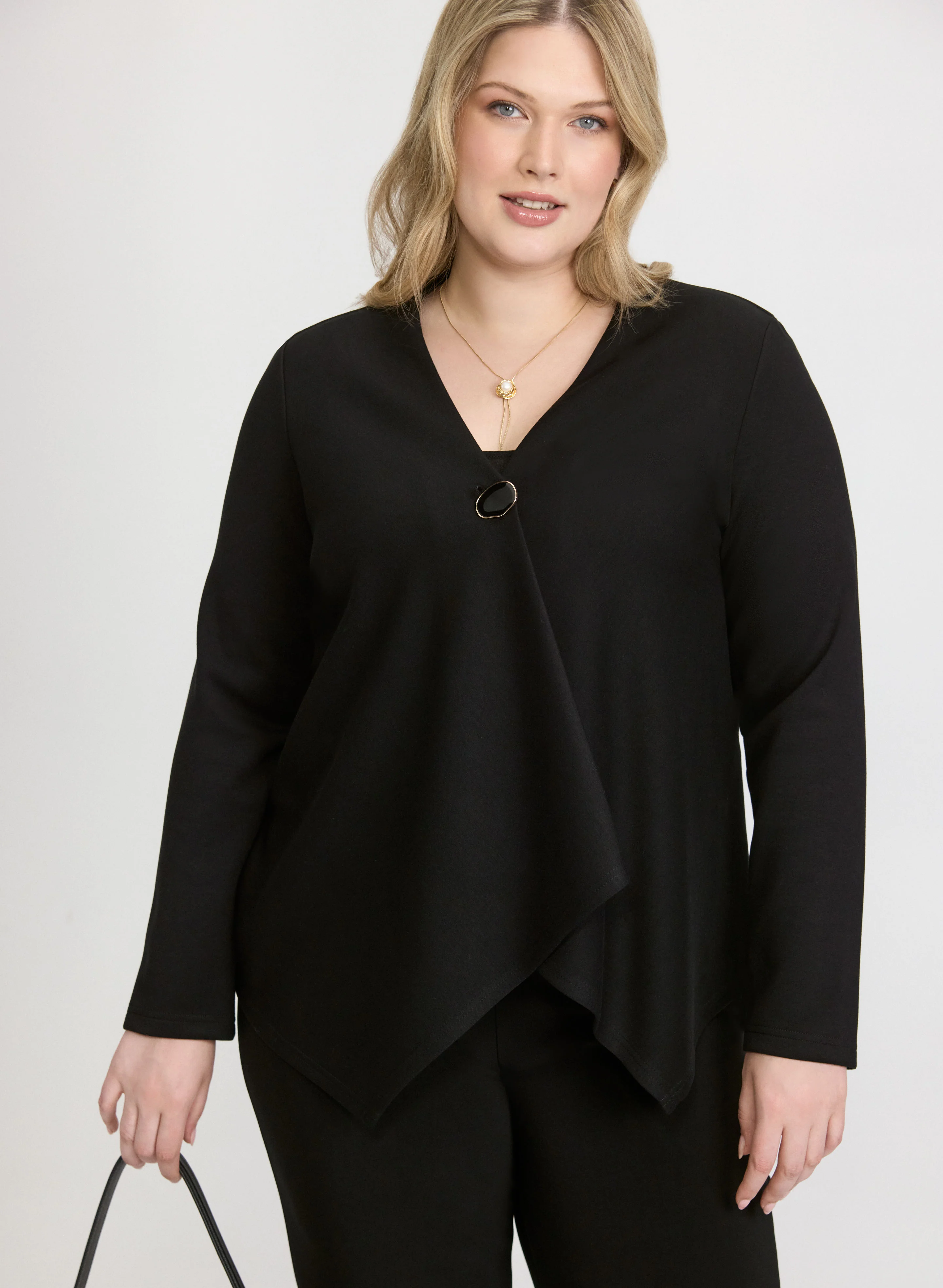 Joseph Ribkoff - Asymmetric Swing Jacket