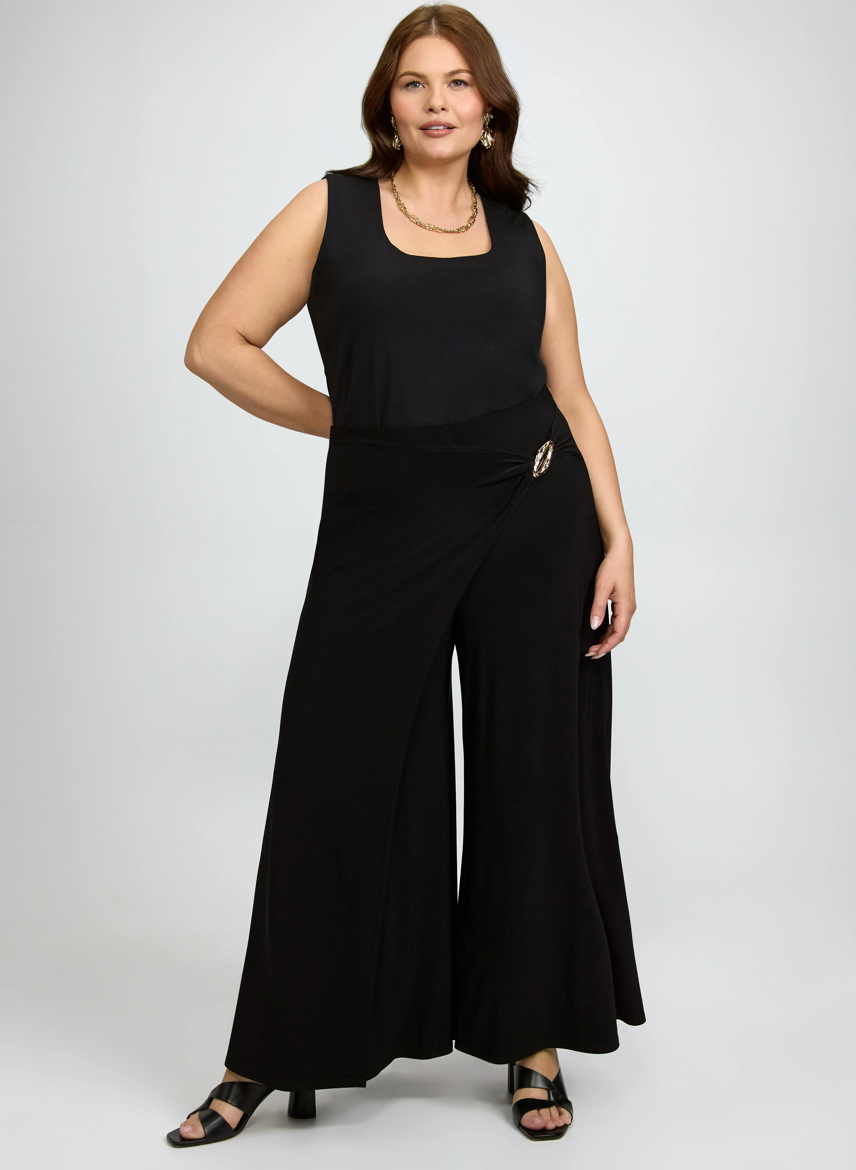 Joseph Ribkoff - Asymmetric Tulip Pants - Image 3