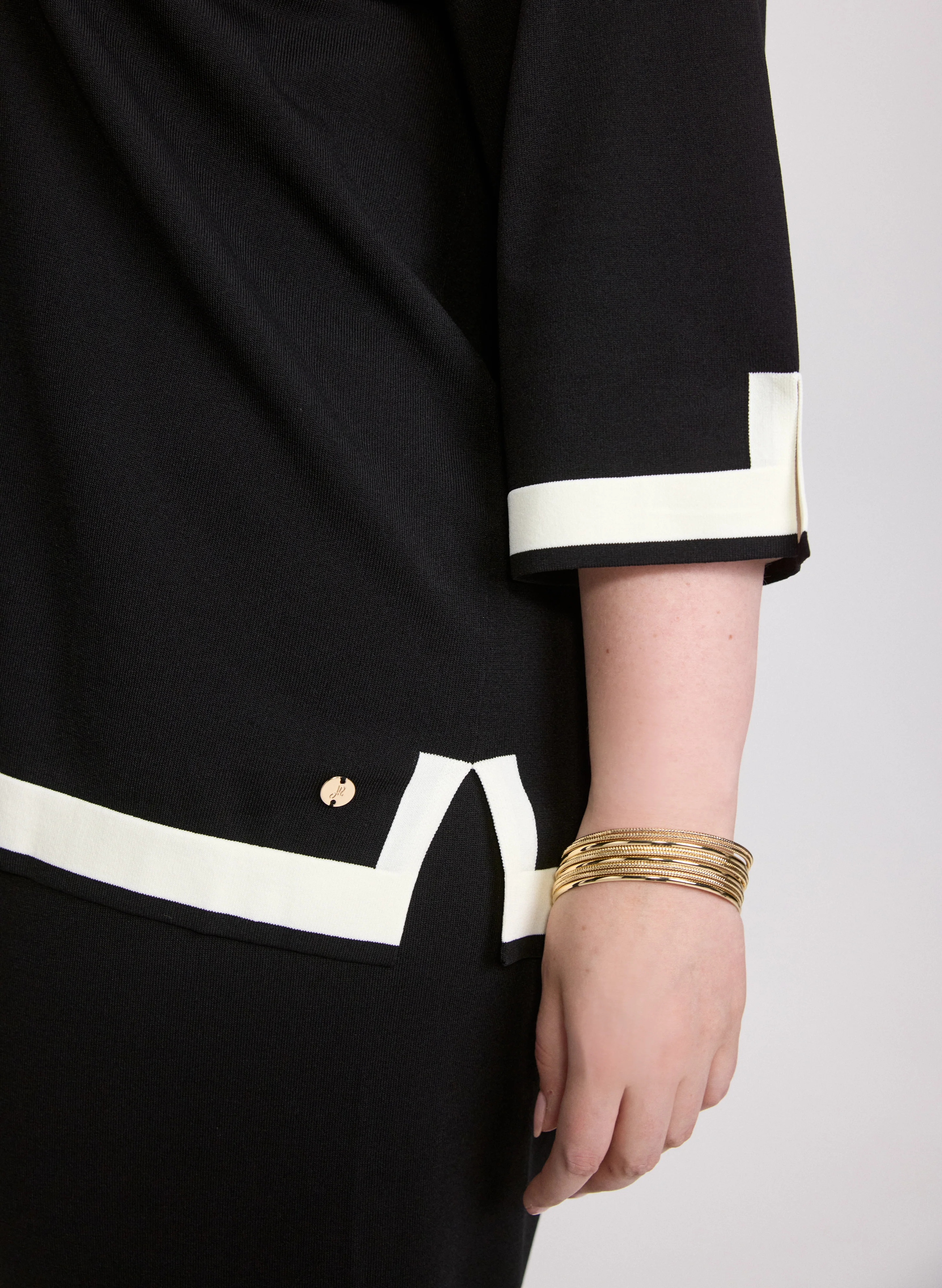 Joseph Ribkoff - Contrast Trim Sweater - Image 5