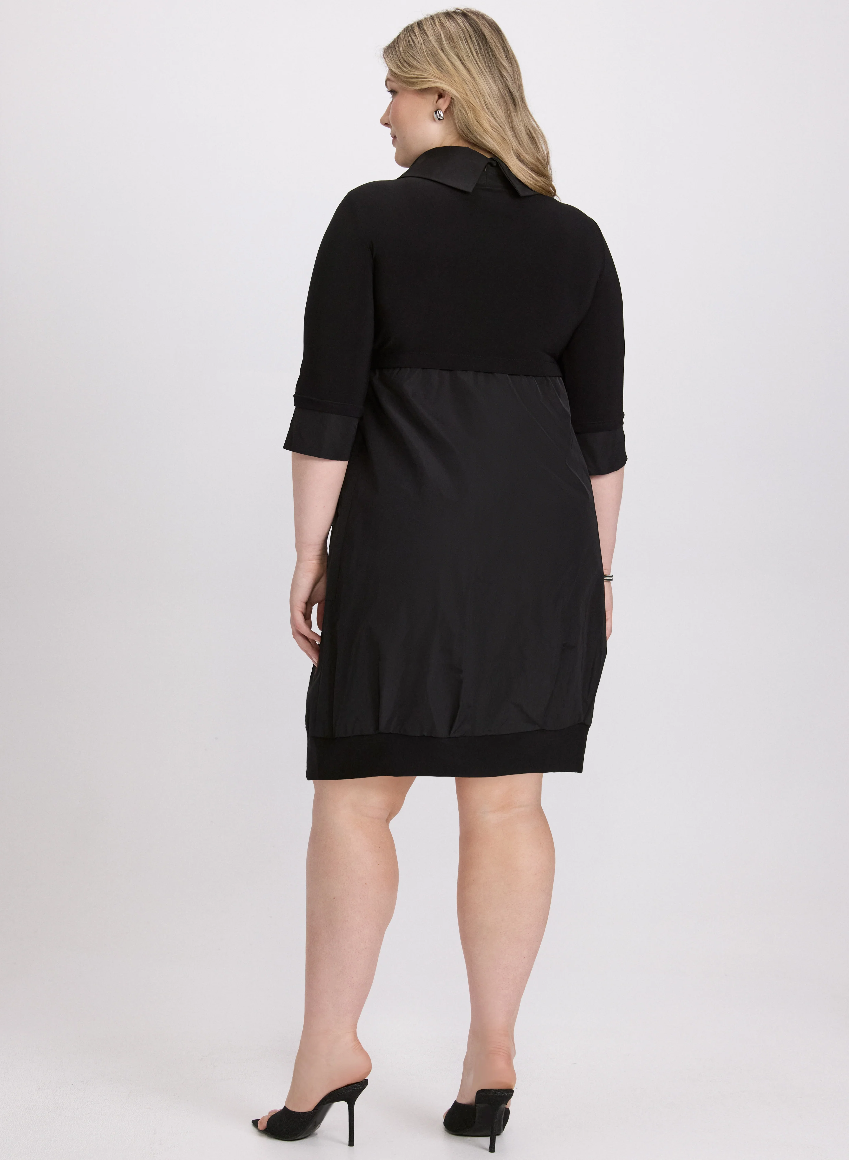 Joseph Ribkoff - Cowl Neck Bubble Dress - Image 2