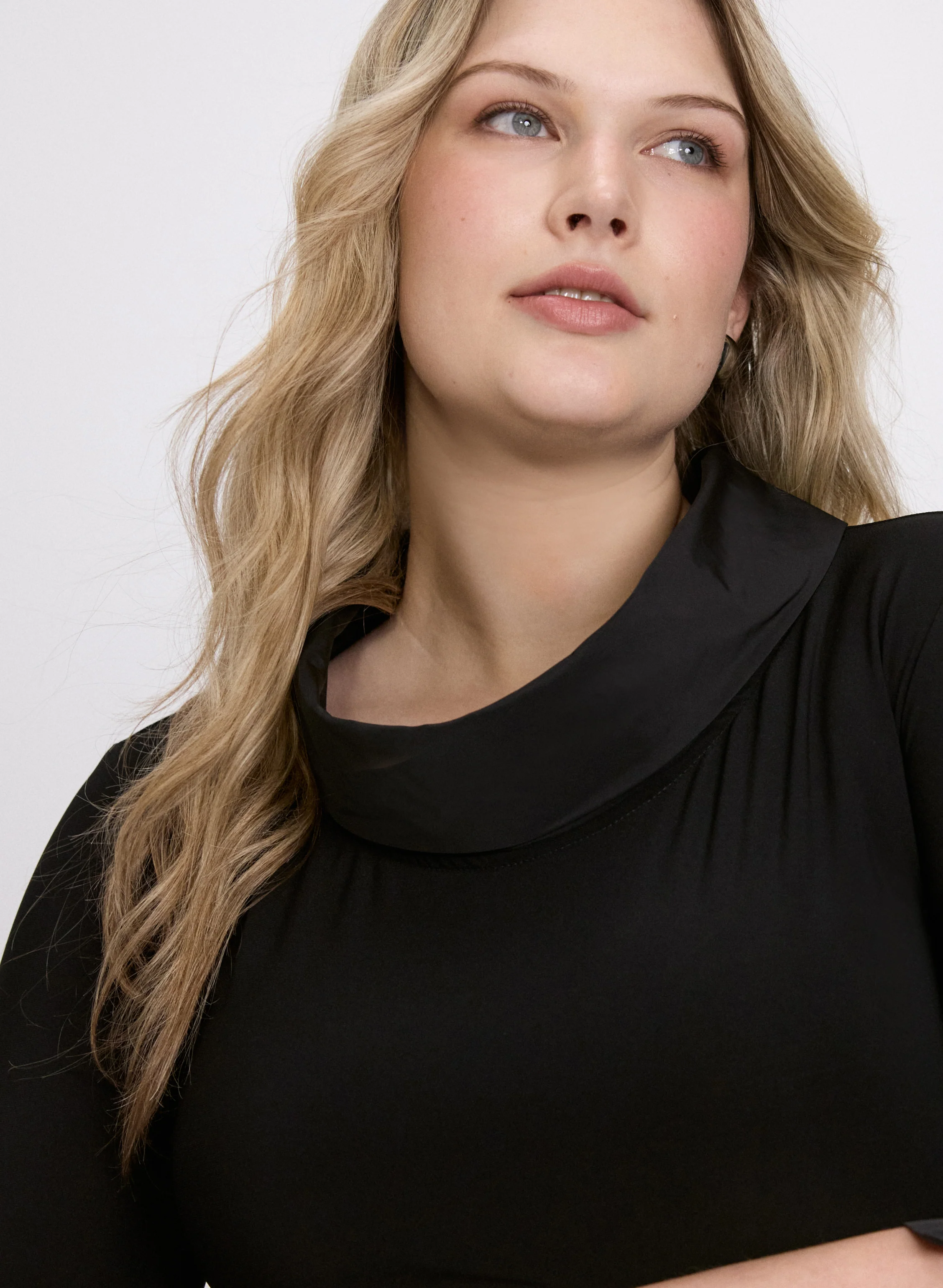 Joseph Ribkoff - Cowl Neck Bubble Dress - Image 5