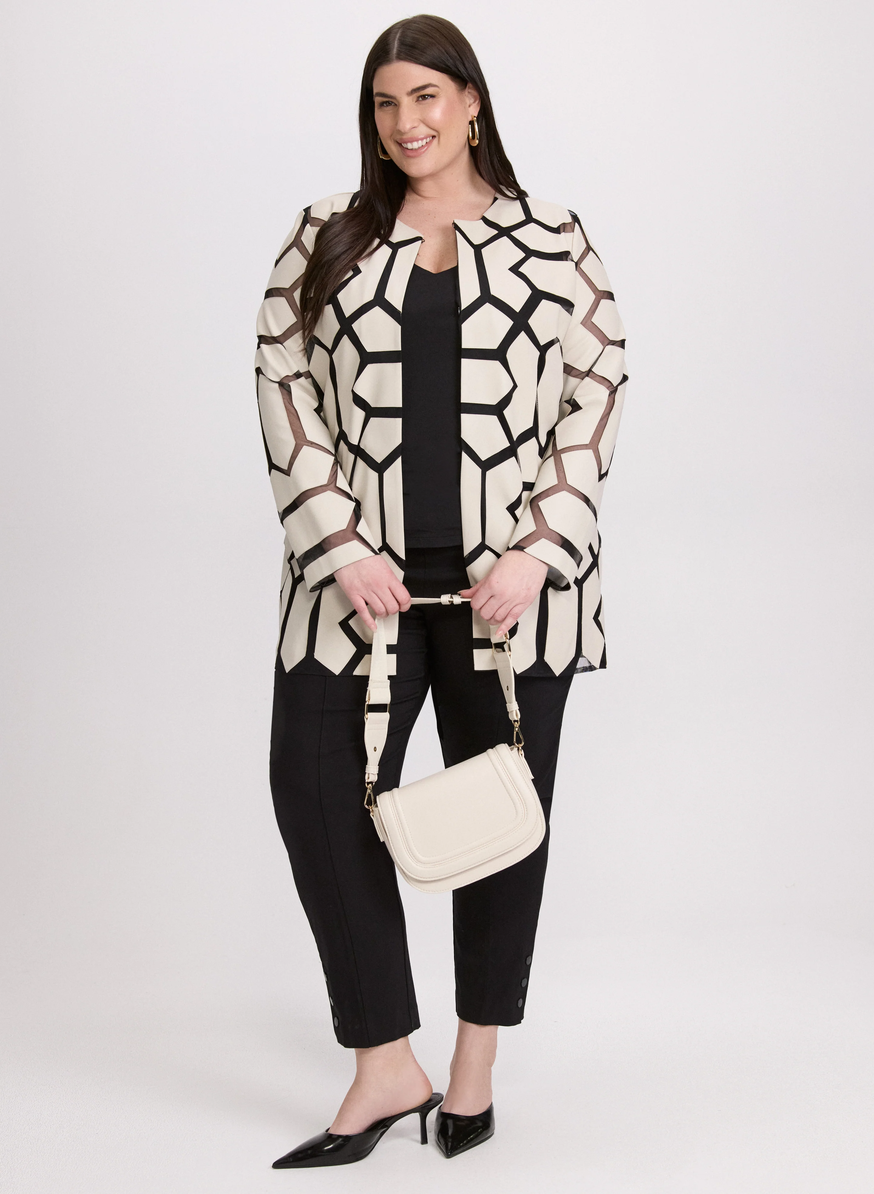 Joseph Ribkoff - Geometric Jacket - Image 3