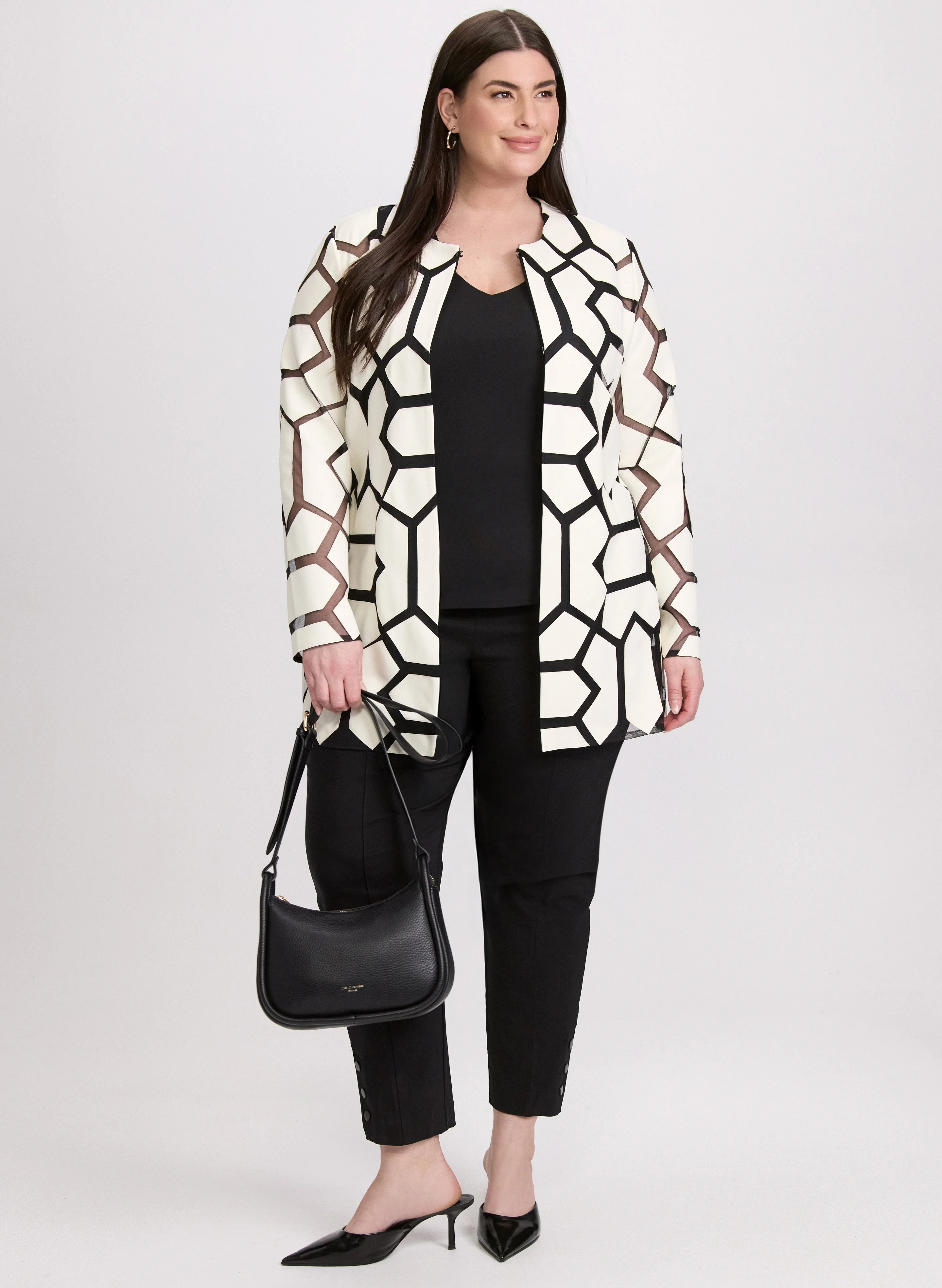 Joseph Ribkoff - Geometric Jacket - Image 3