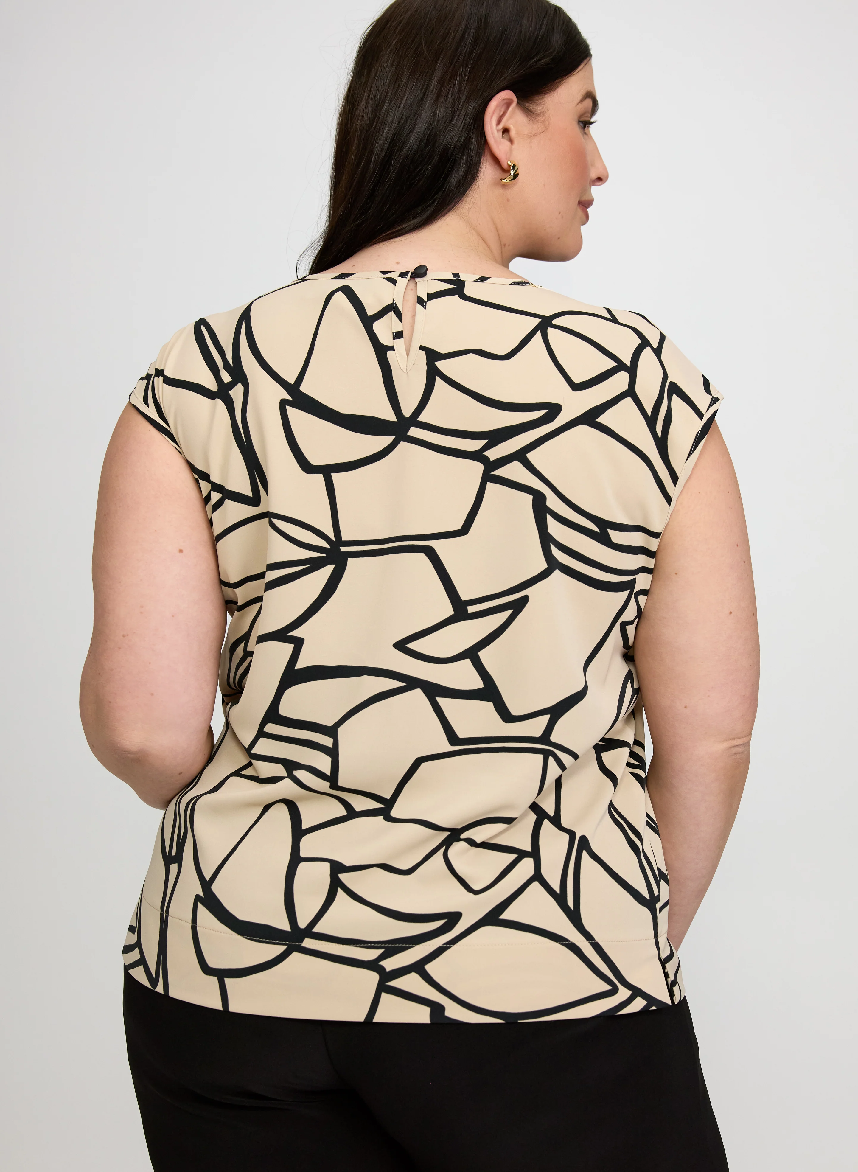 Joseph Ribkoff - Geometric Print Blouse - Image 3