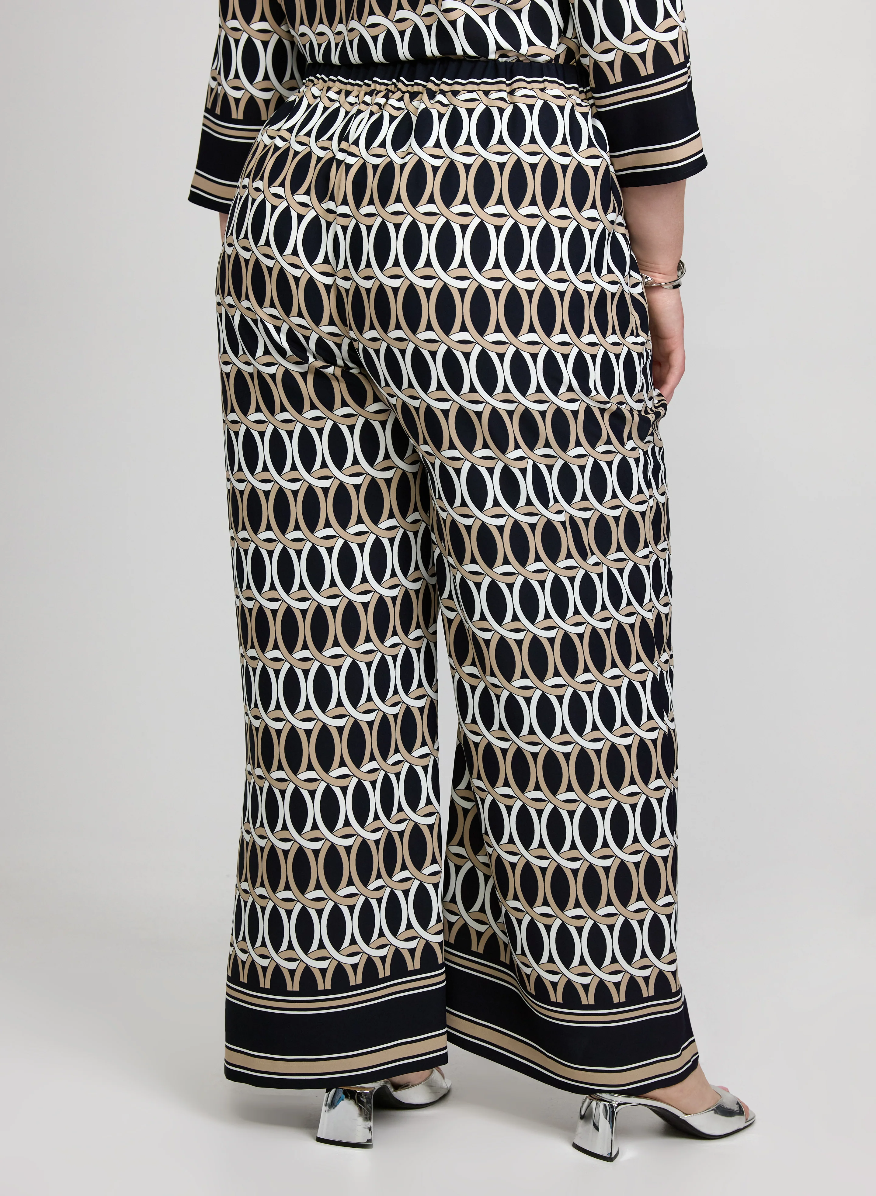 Joseph Ribkoff - Geometric Pull-On Pants - Image 4