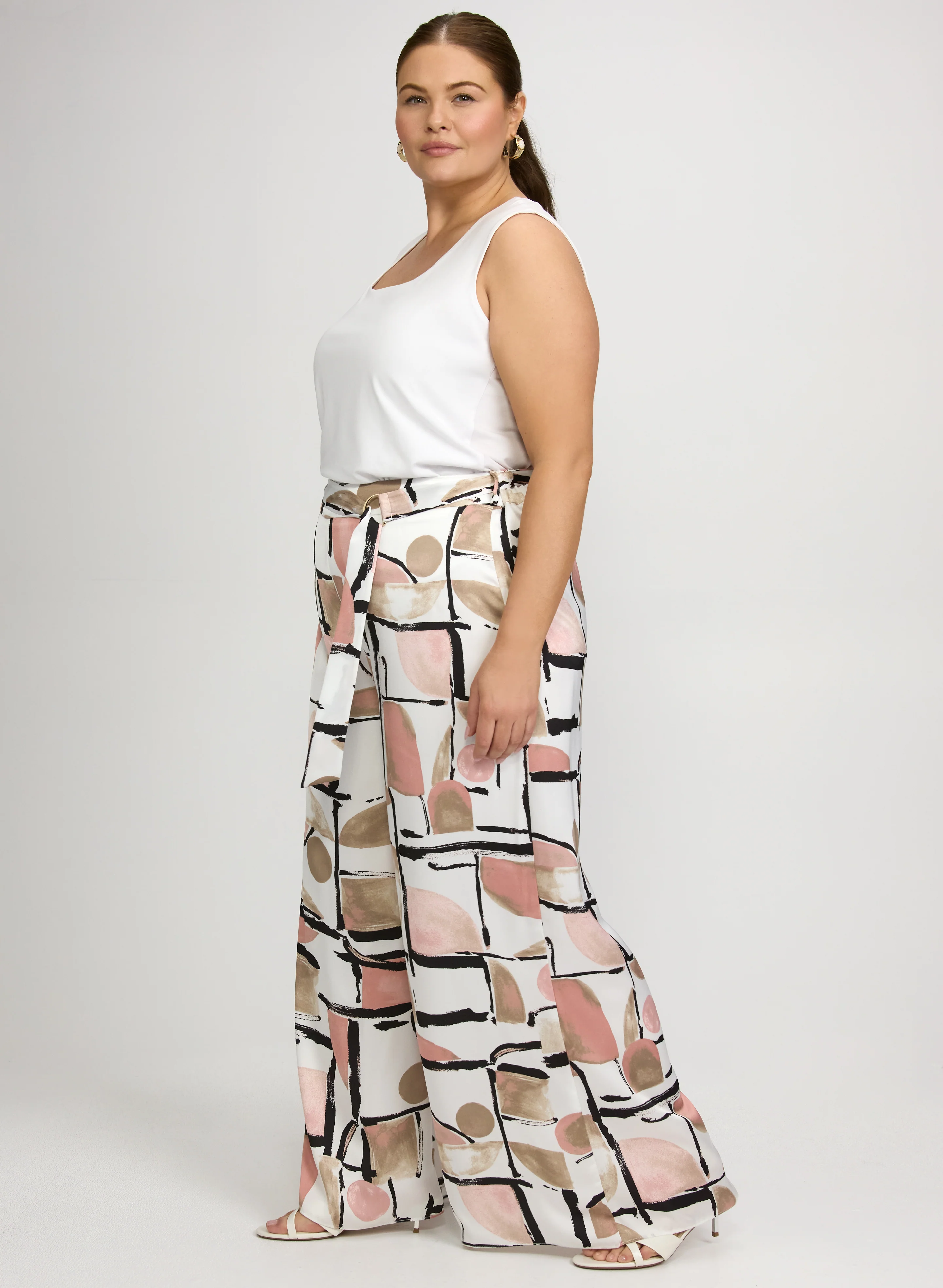 Joseph Ribkoff - Geometric Pull-On Pants - Image 5