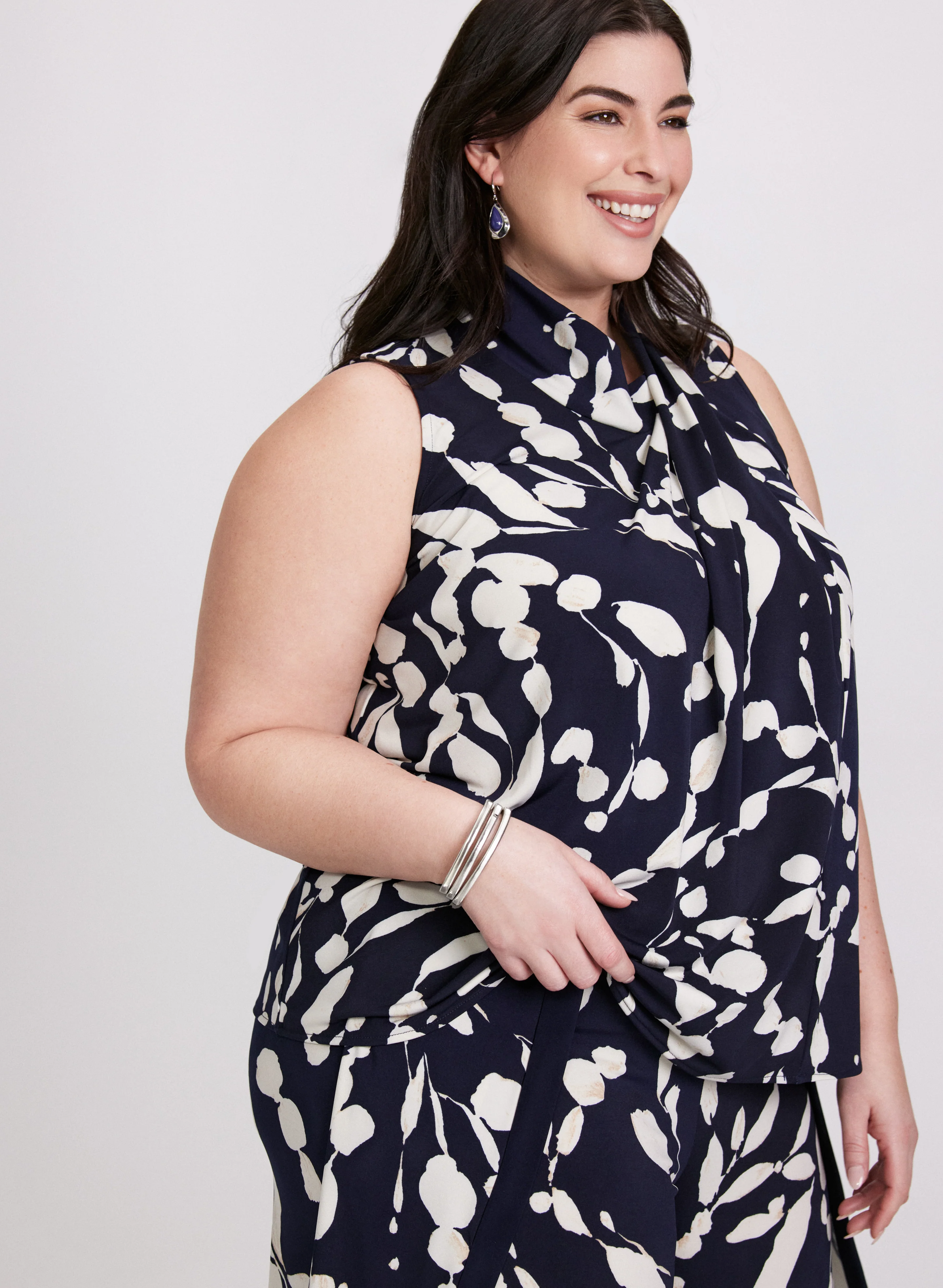 Joseph Ribkoff - High Neck Blouse - Image 5
