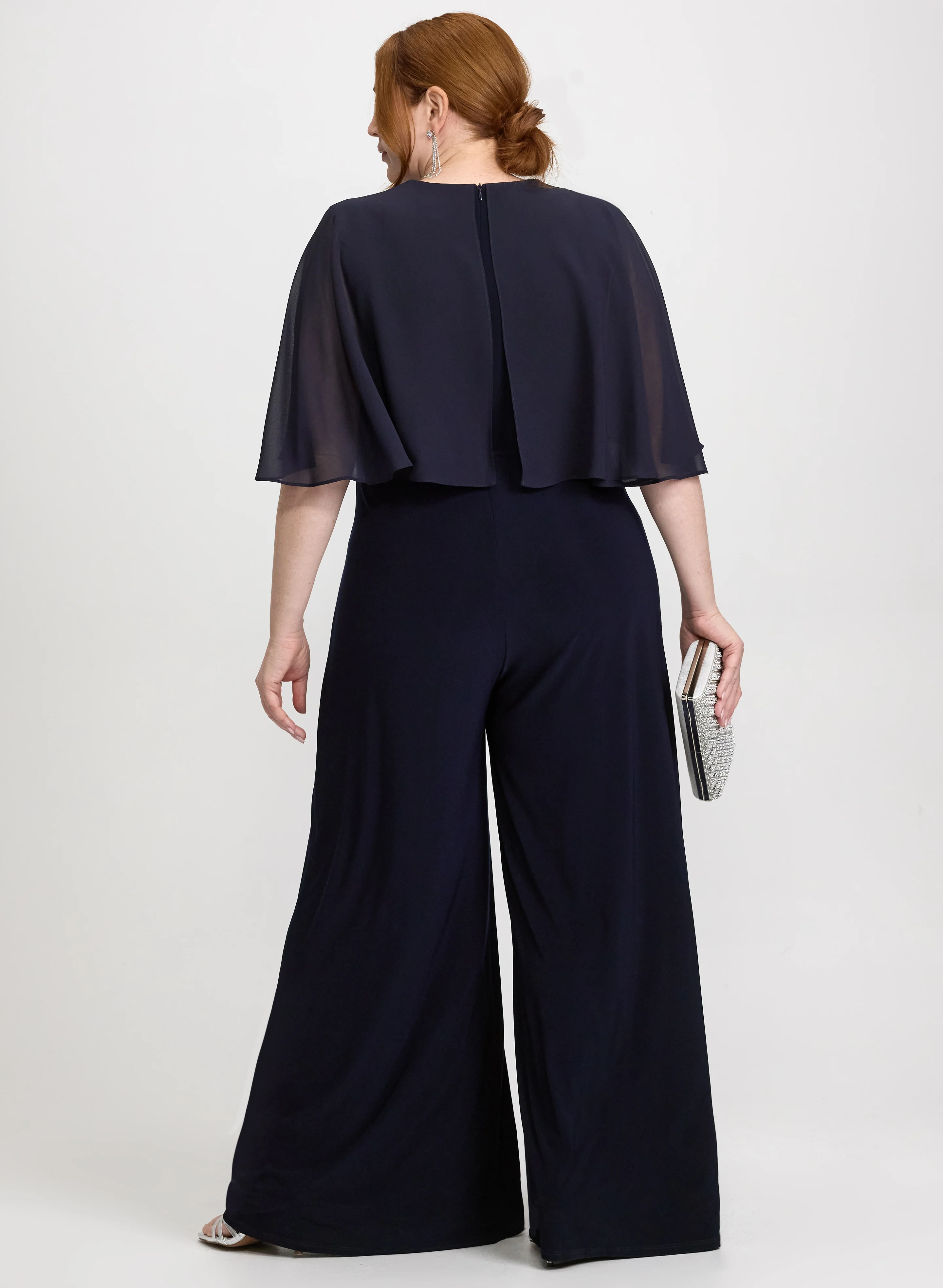 Joseph Ribkoff - Jeweled Chiffon Jumpsuit - Image 2
