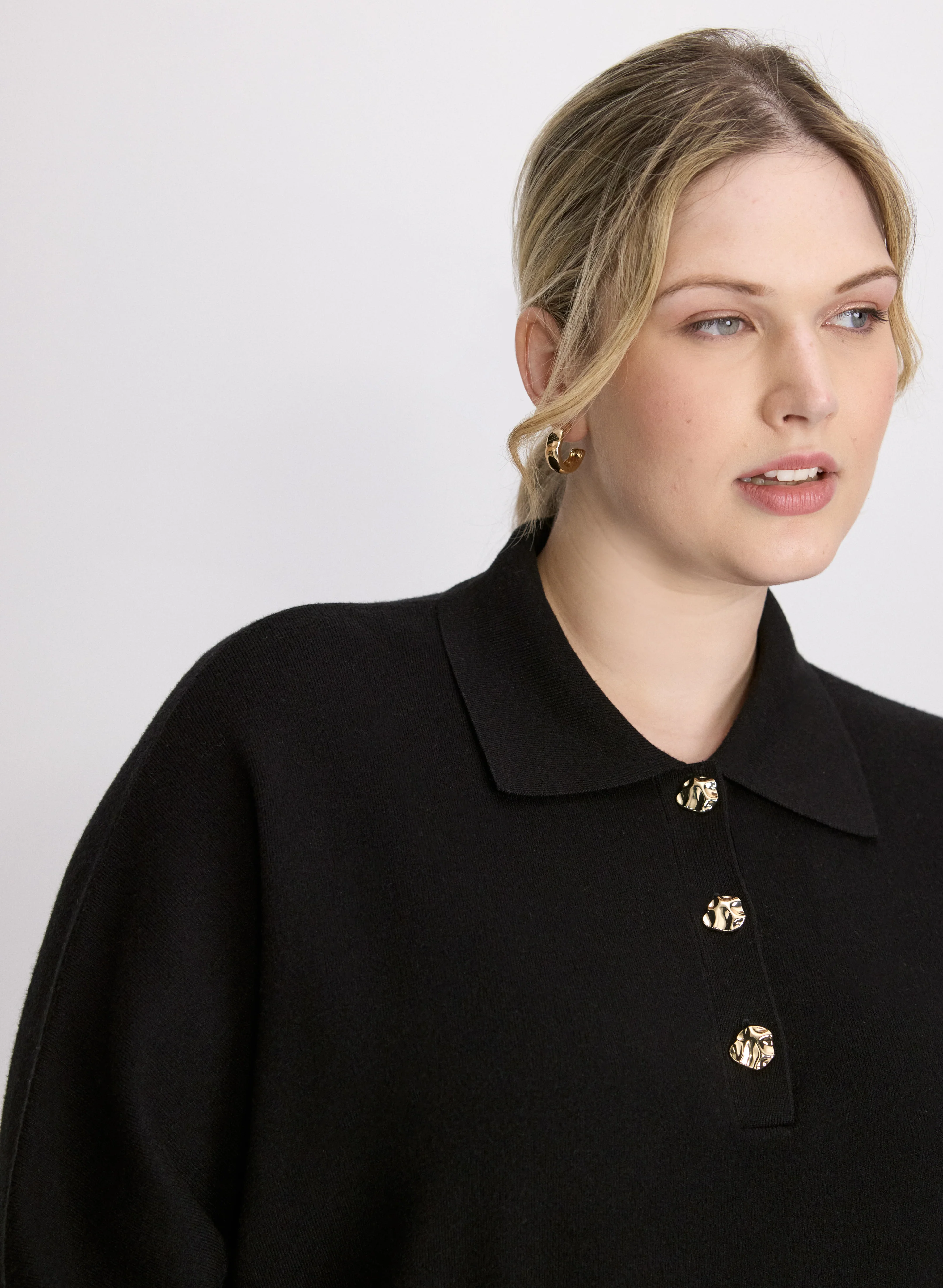 Joseph Ribkoff - Knit Polo Sweater - Image 5
