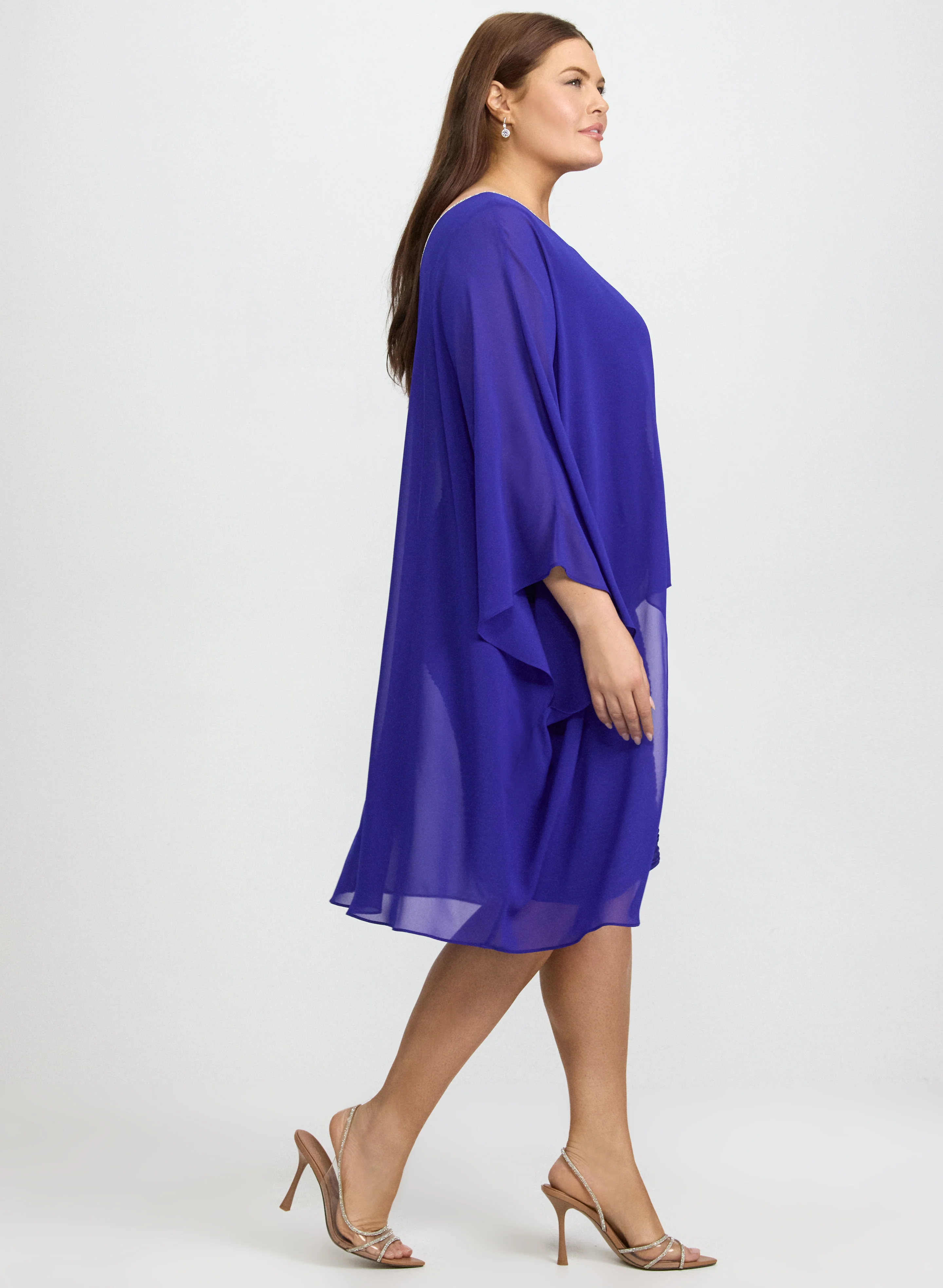 Joseph Ribkoff - Layered Textured Dress - Image 3