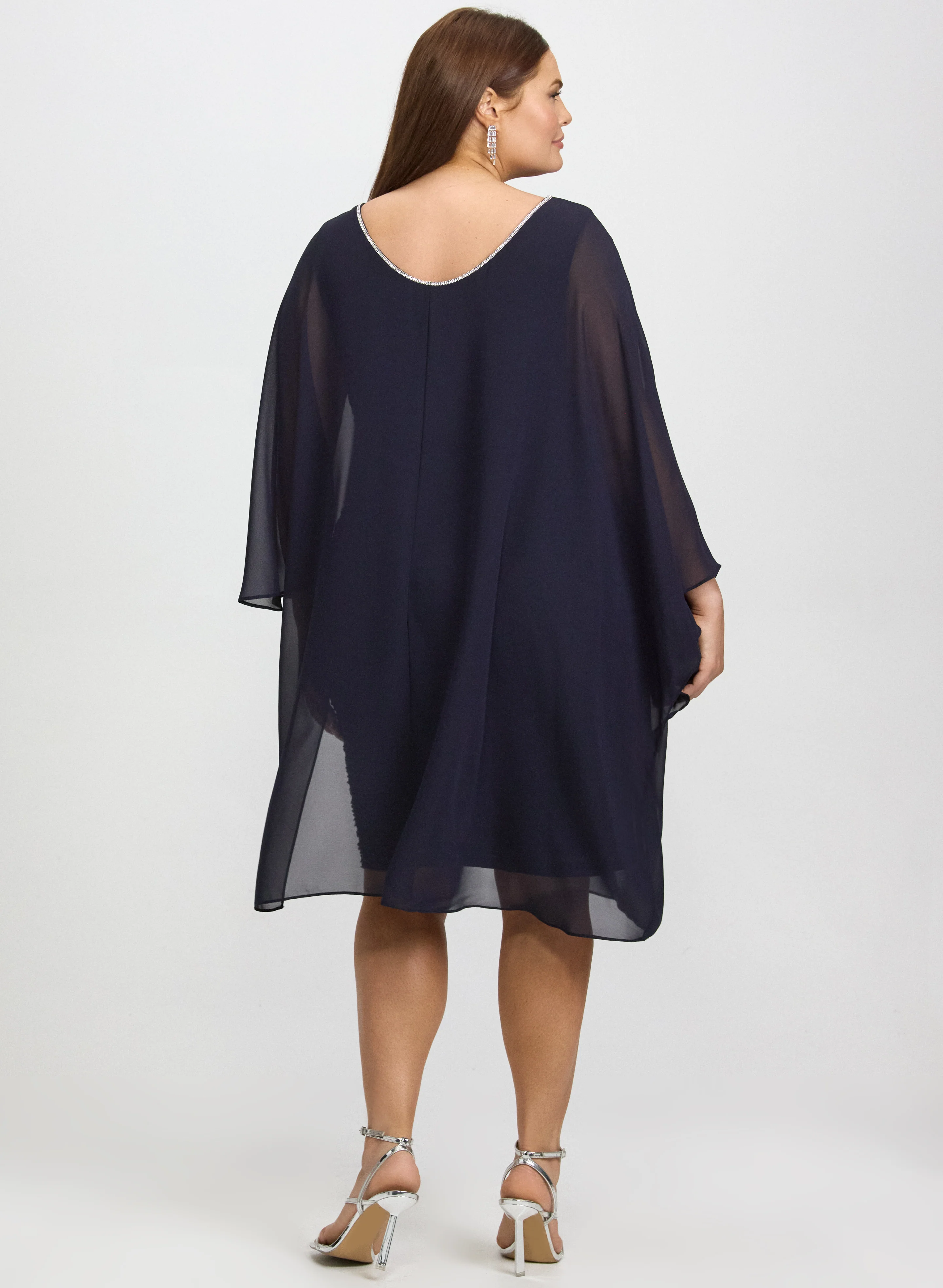 Joseph Ribkoff - Layered Textured Dress - Image 2