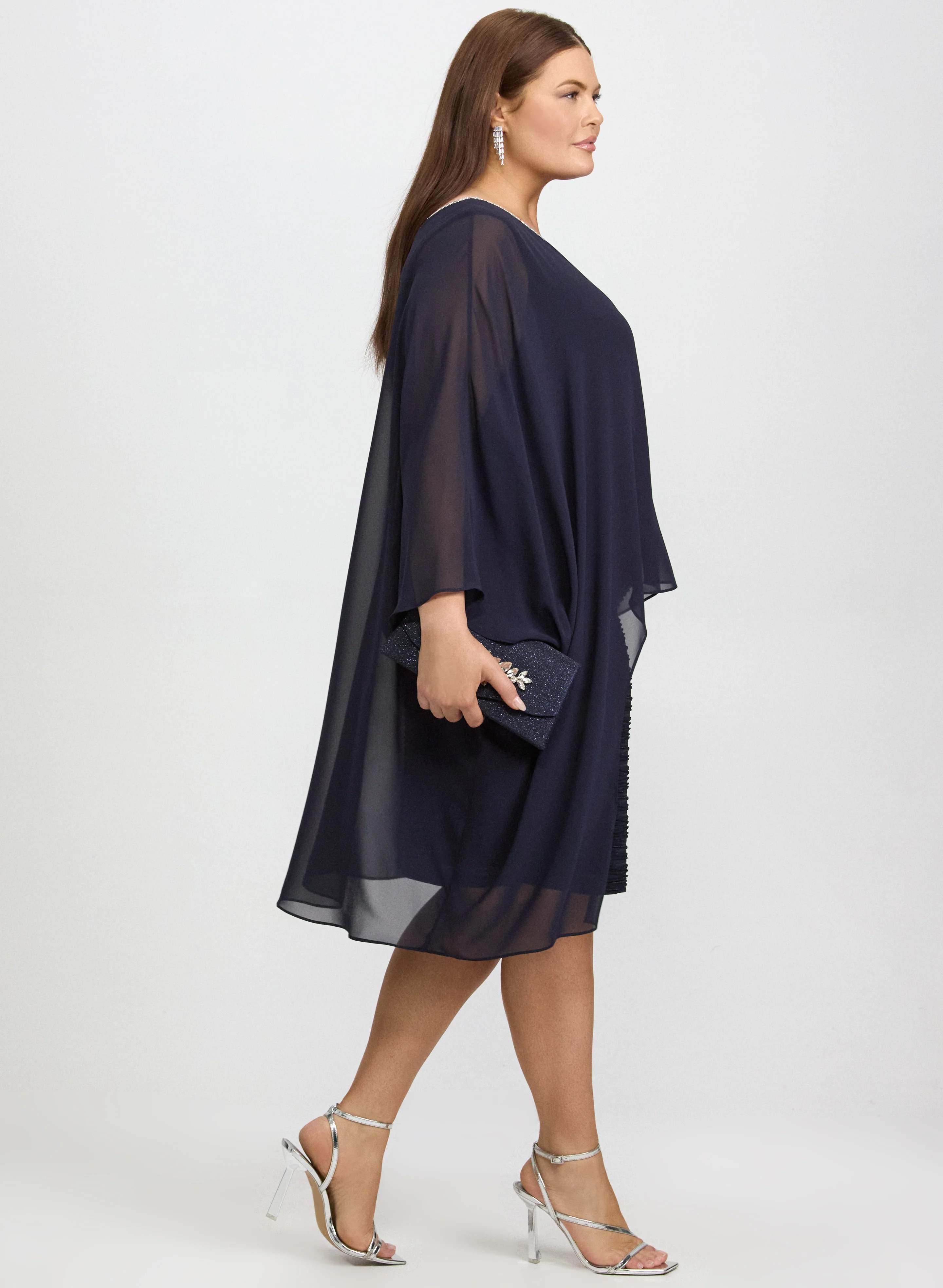 Joseph Ribkoff - Layered Textured Dress - Image 3