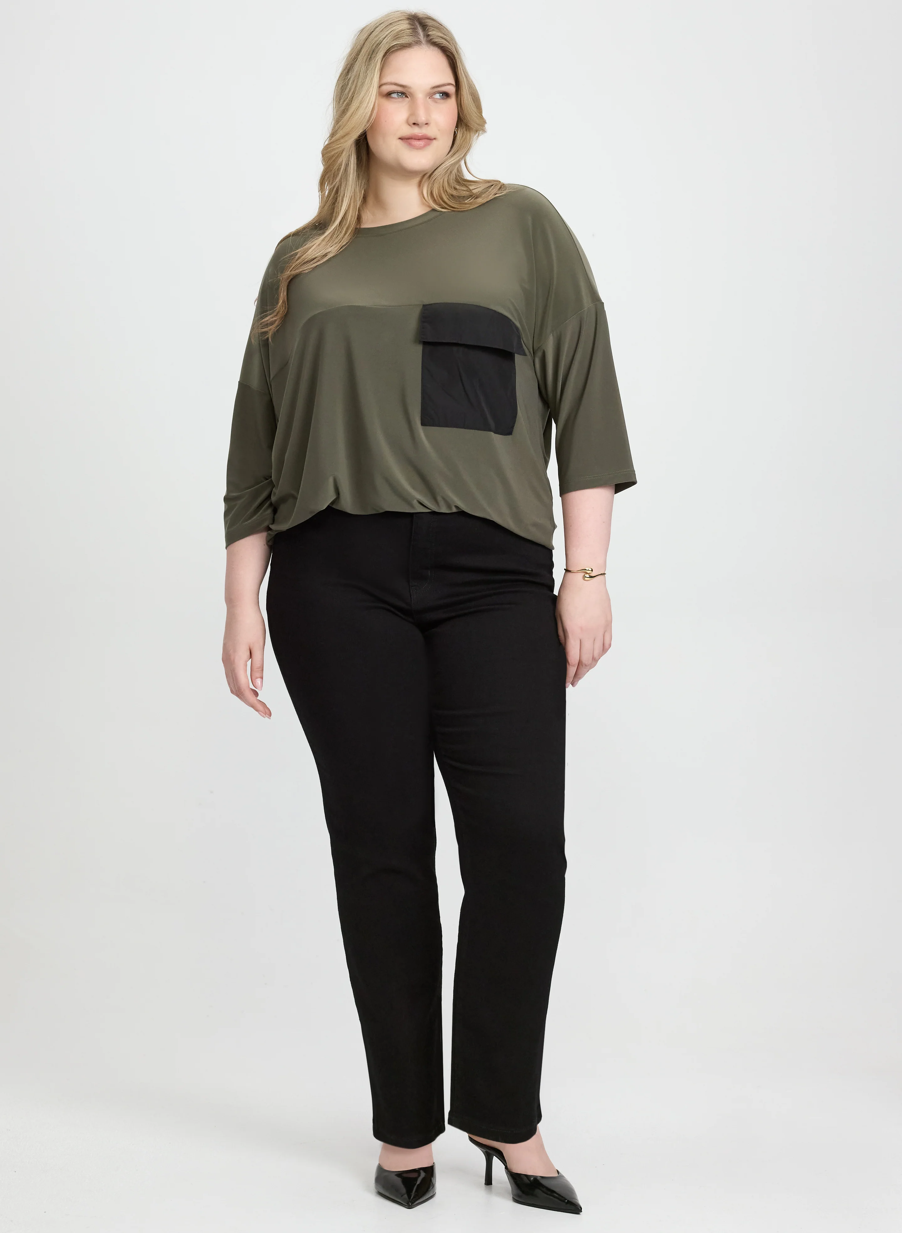 Joseph Ribkoff - Patch Pocket Top - Image 3