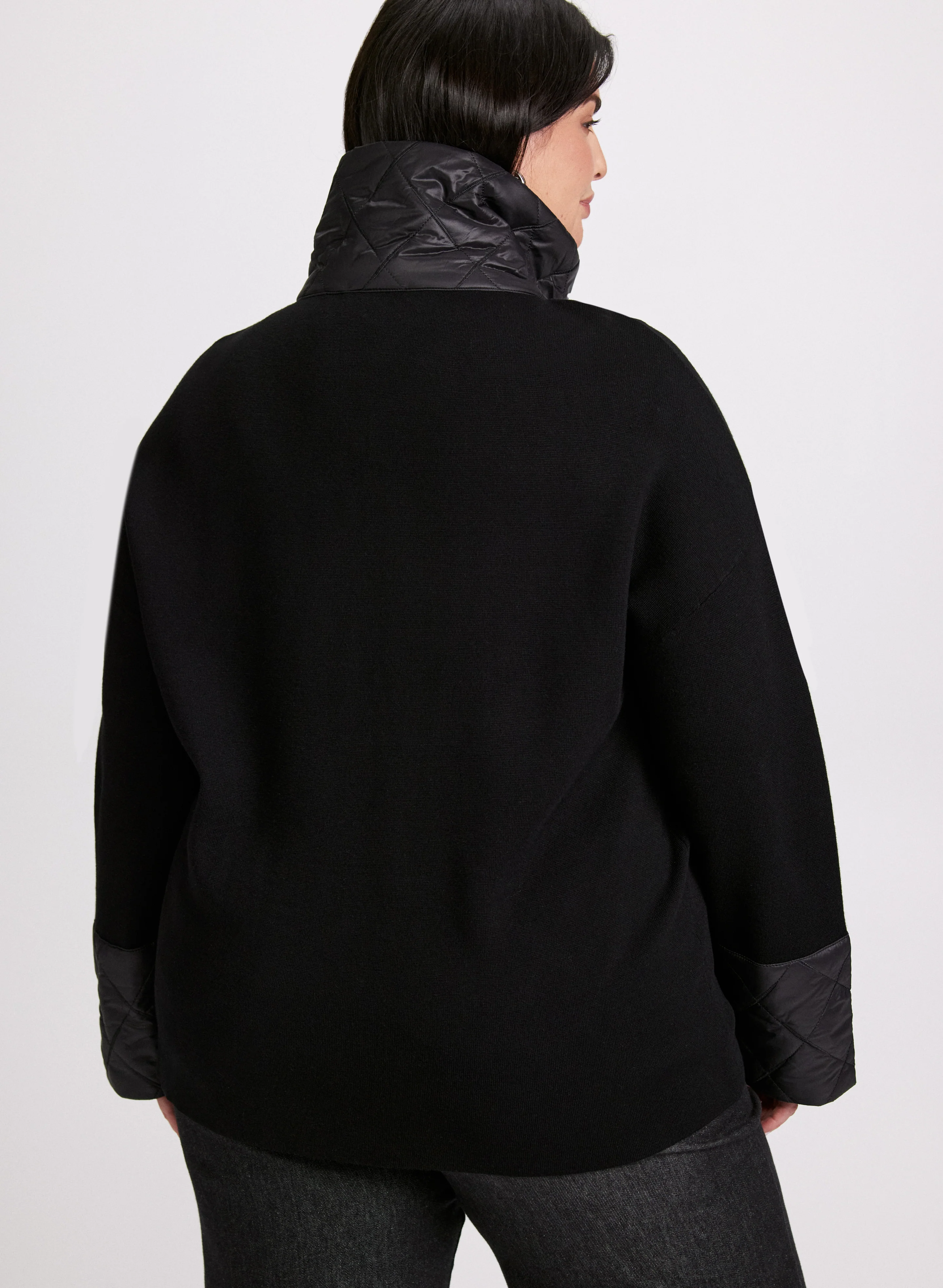Joseph Ribkoff - Quilt Detail Cardigan - Image 4