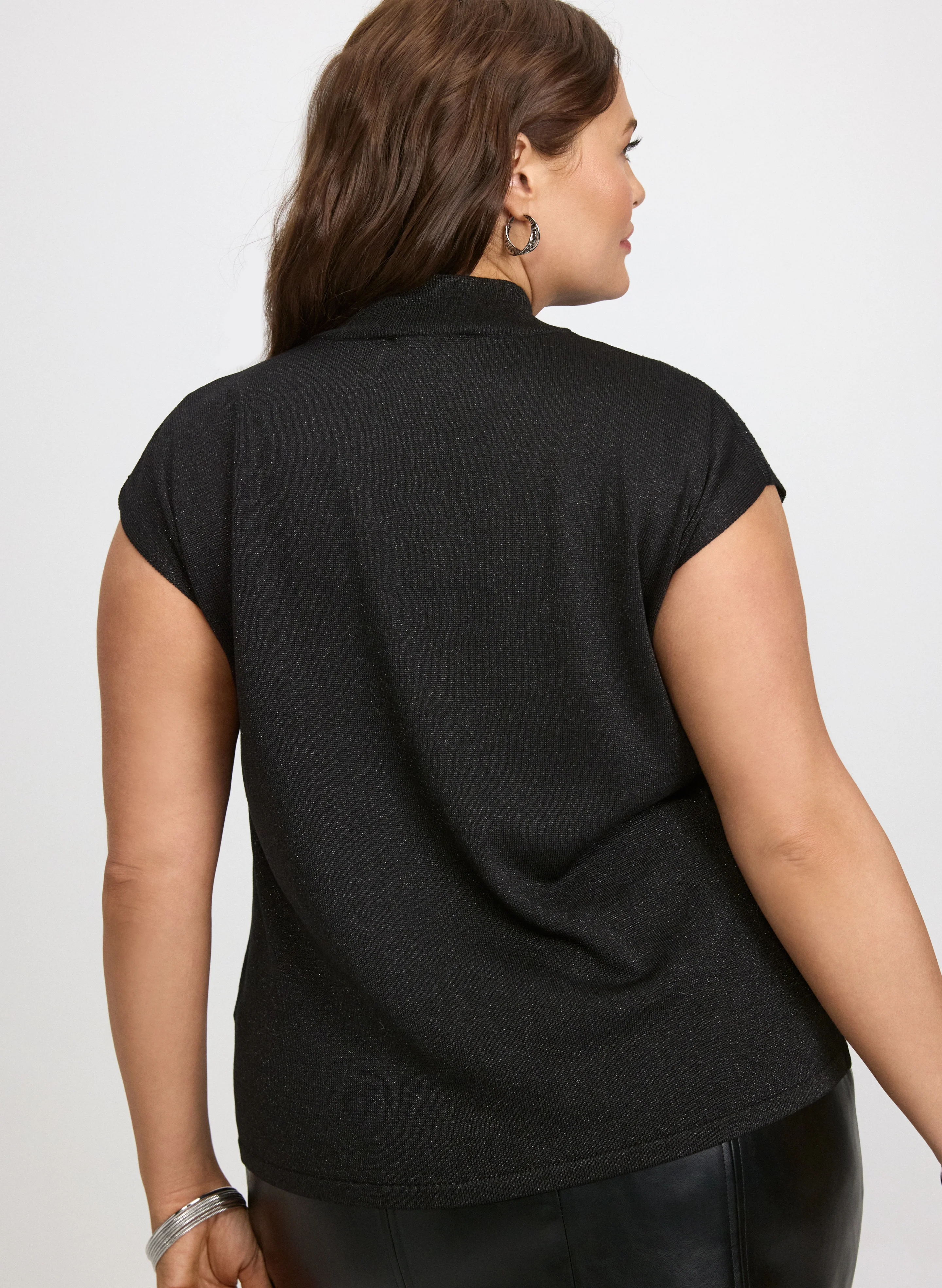 Joseph Ribkoff - Rhinestone Detail Knit Top - Image 4