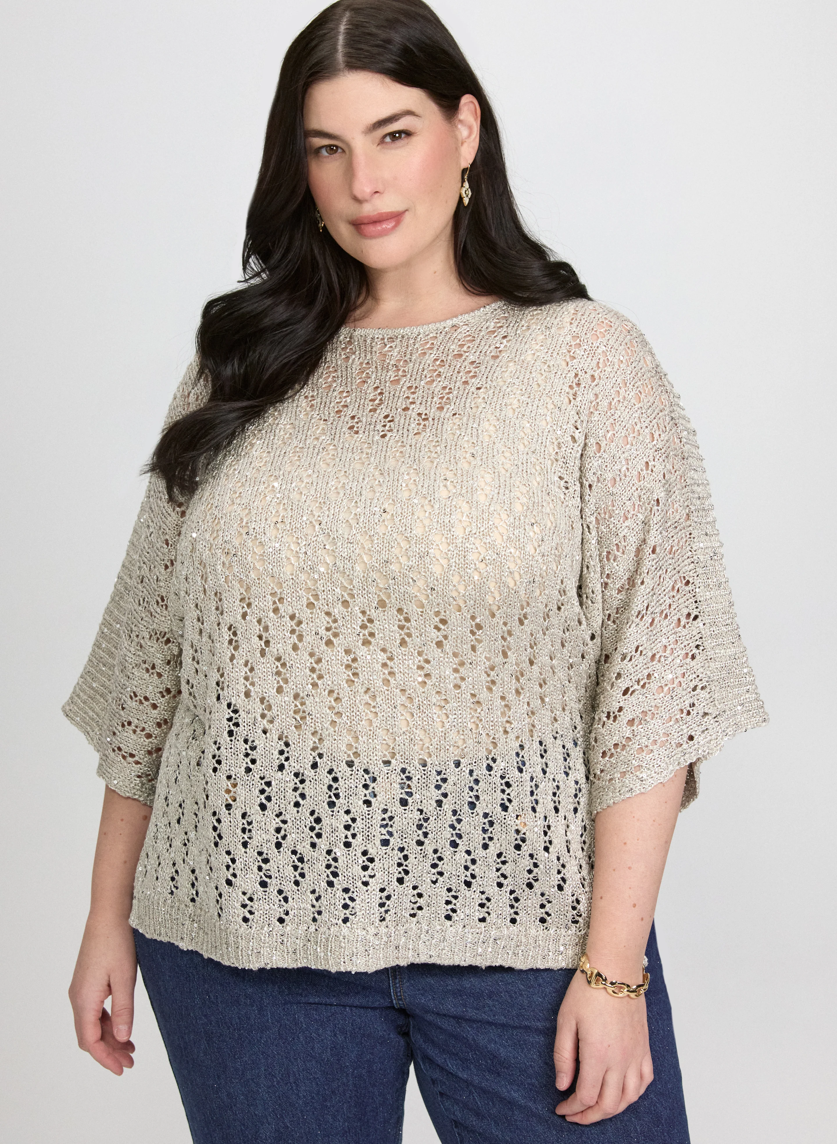 Joseph Ribkoff - Sequin Knit Pullover