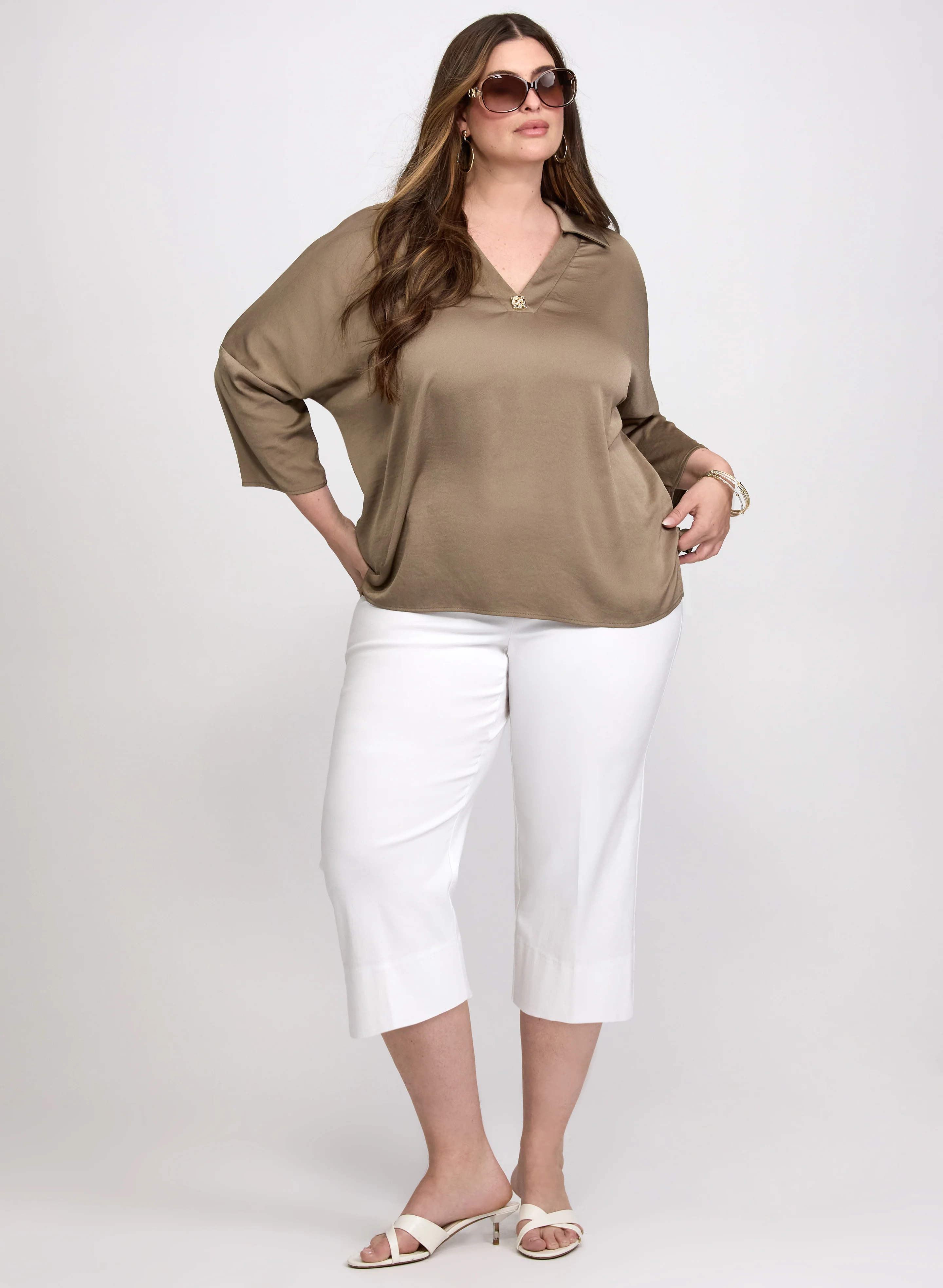 Joseph Ribkoff - Shirt Collar Blouse - Image 3