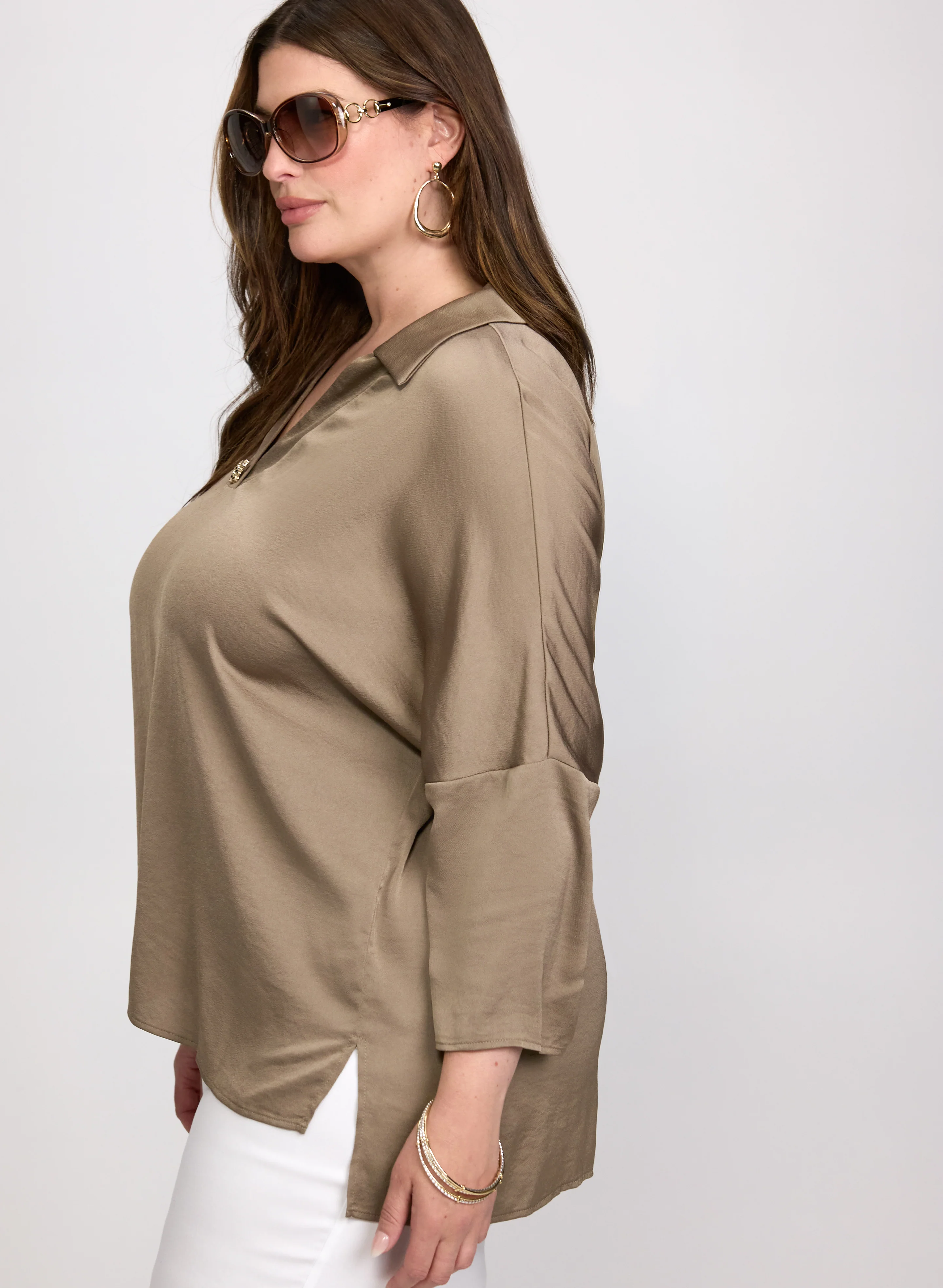 Joseph Ribkoff - Shirt Collar Blouse - Image 4