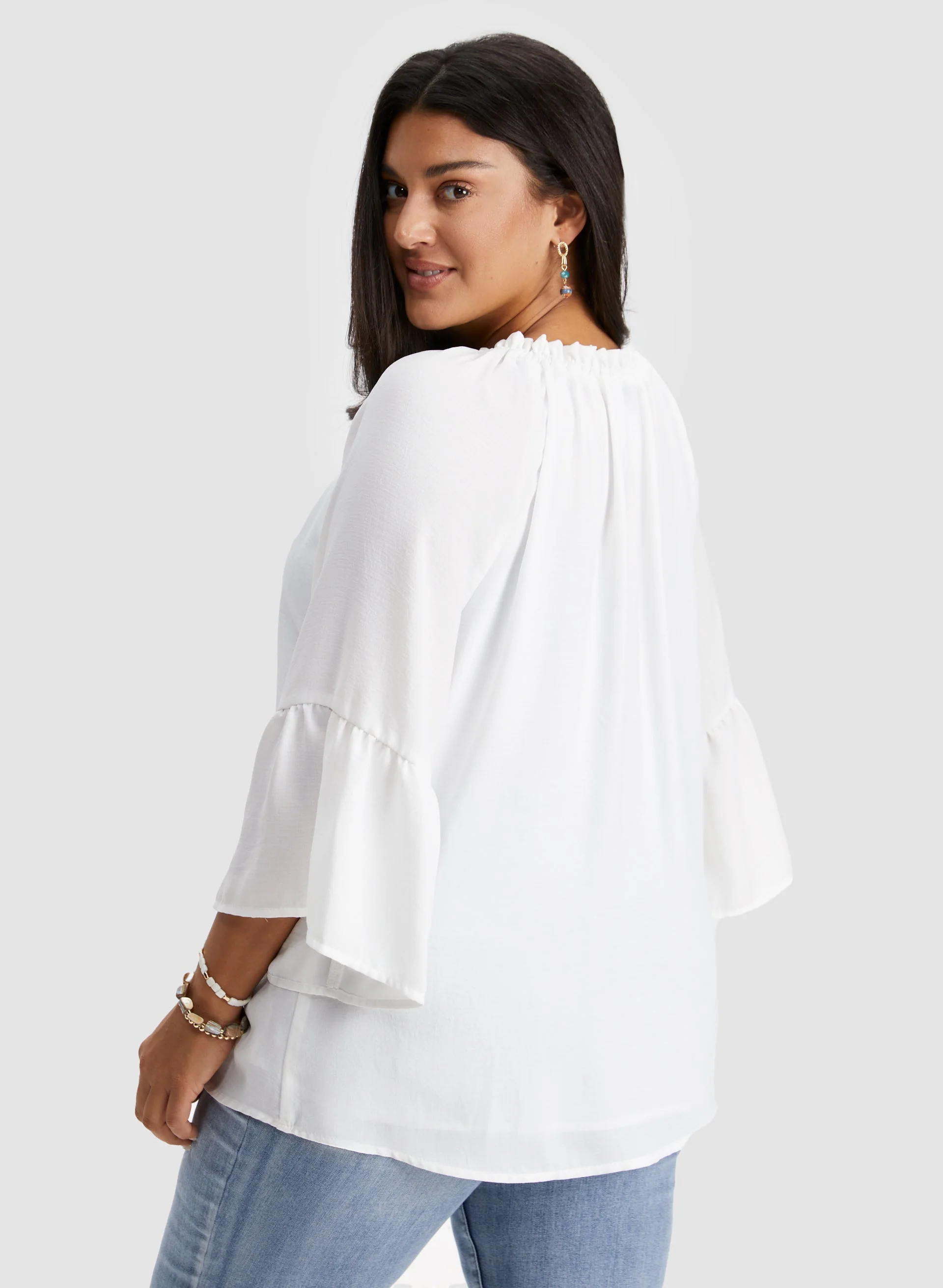 Joseph Ribkoff - V-Neck Blouse - Image 2