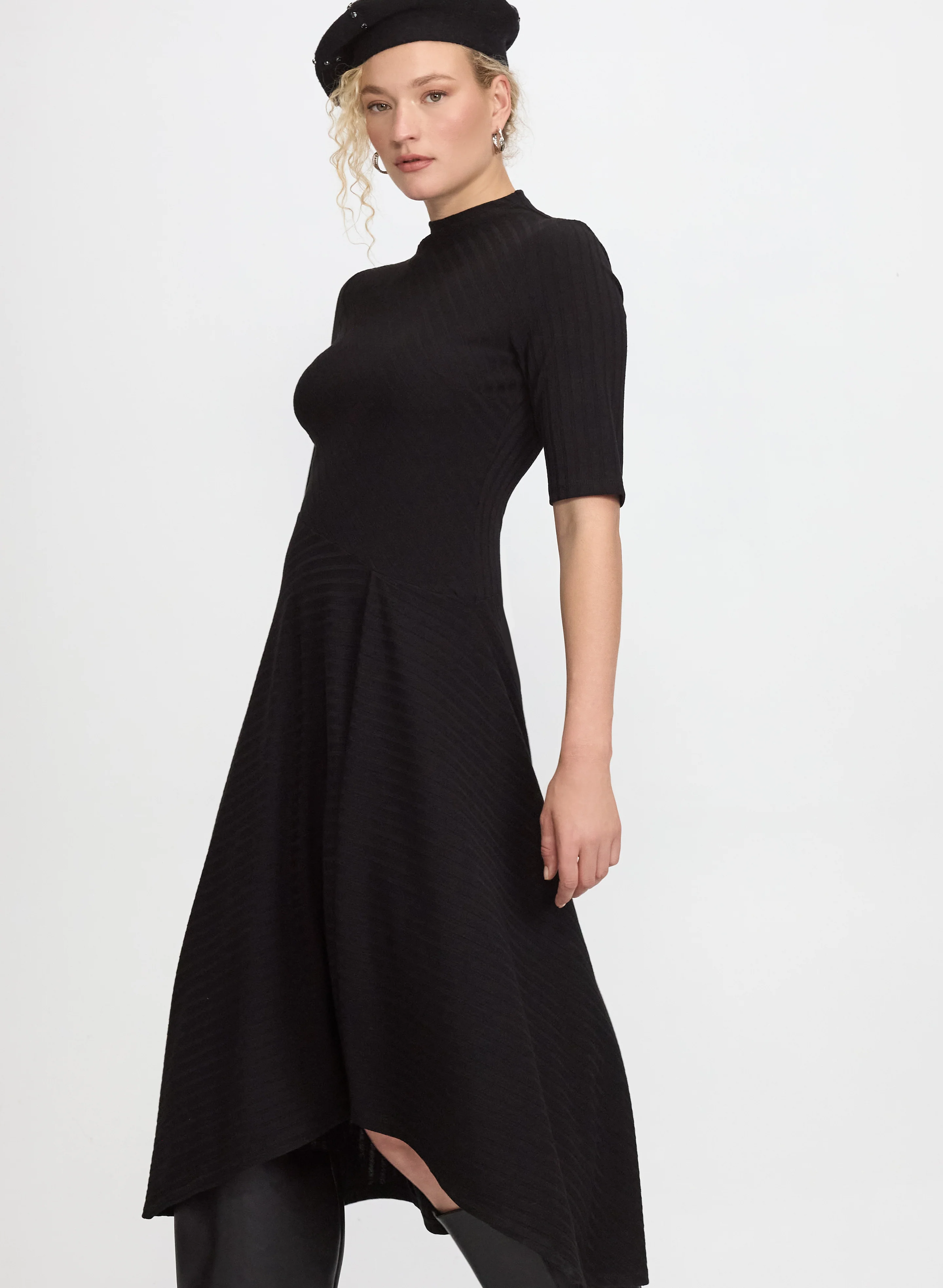 Knit Bias-Cut Dress - Image 2
