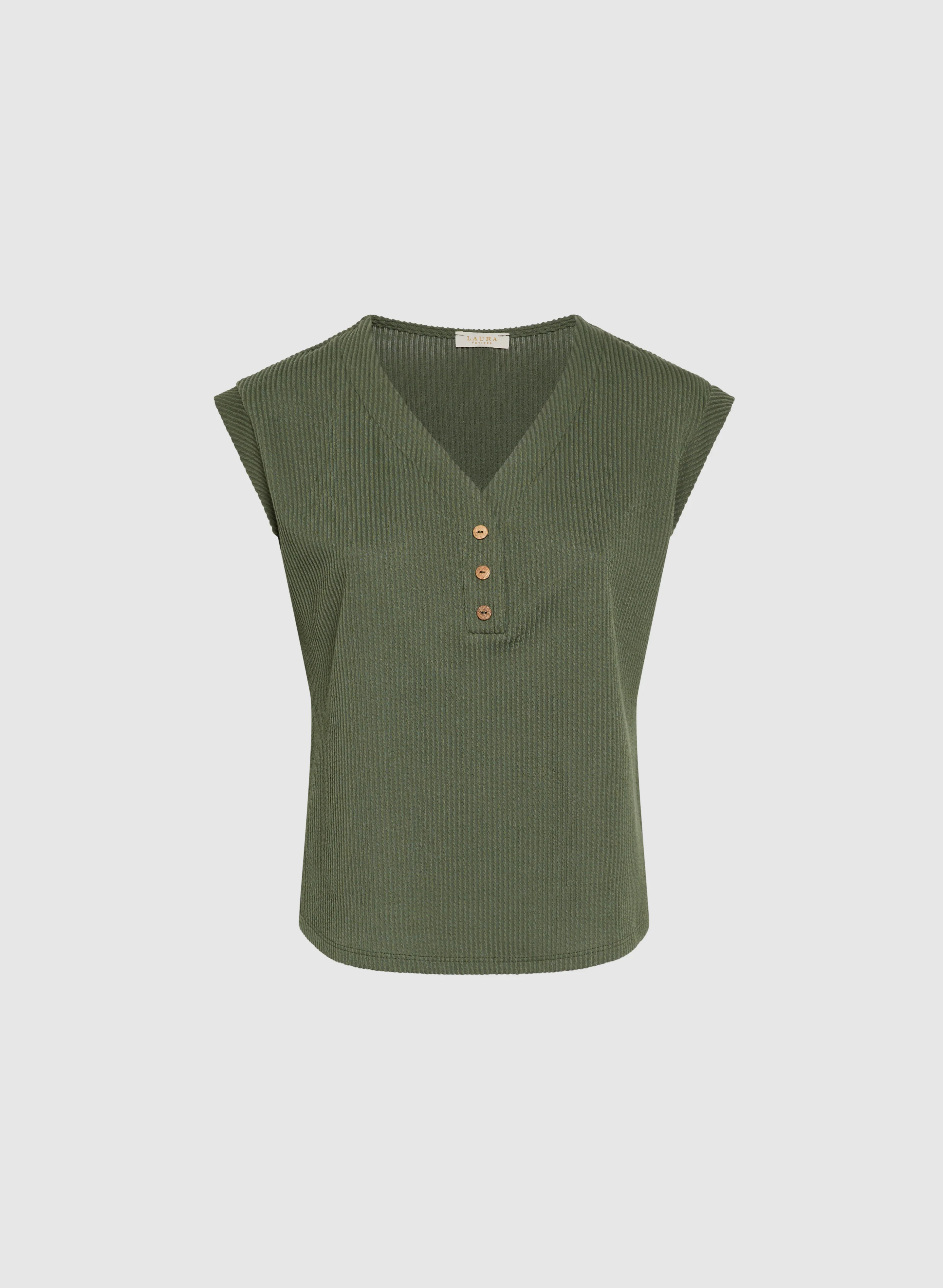 Knit Cap Sleeve Top - Image 6