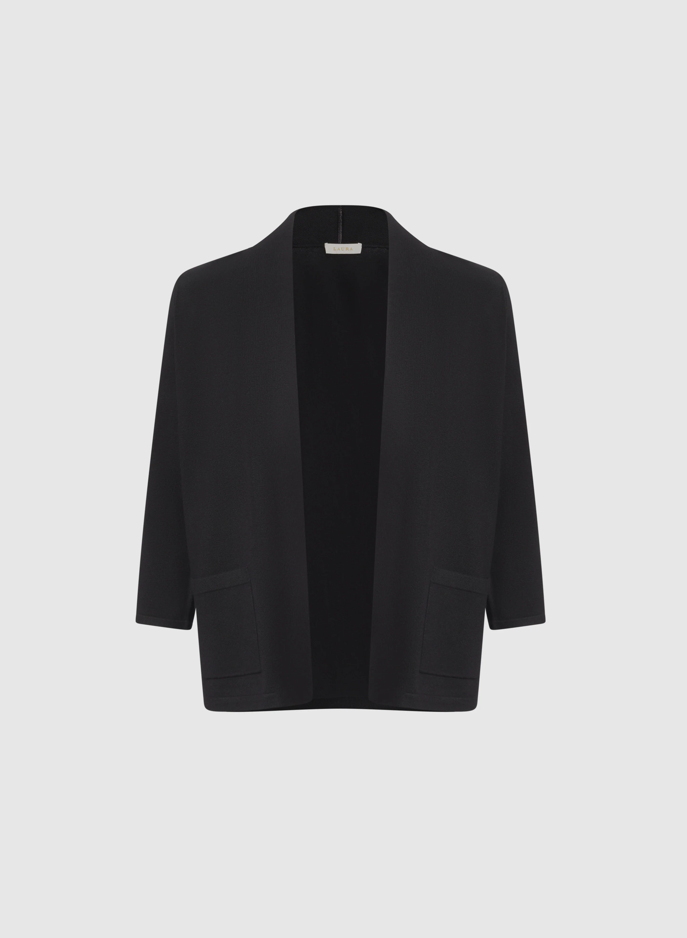 Knit Open-Front Cardigan - Image 6