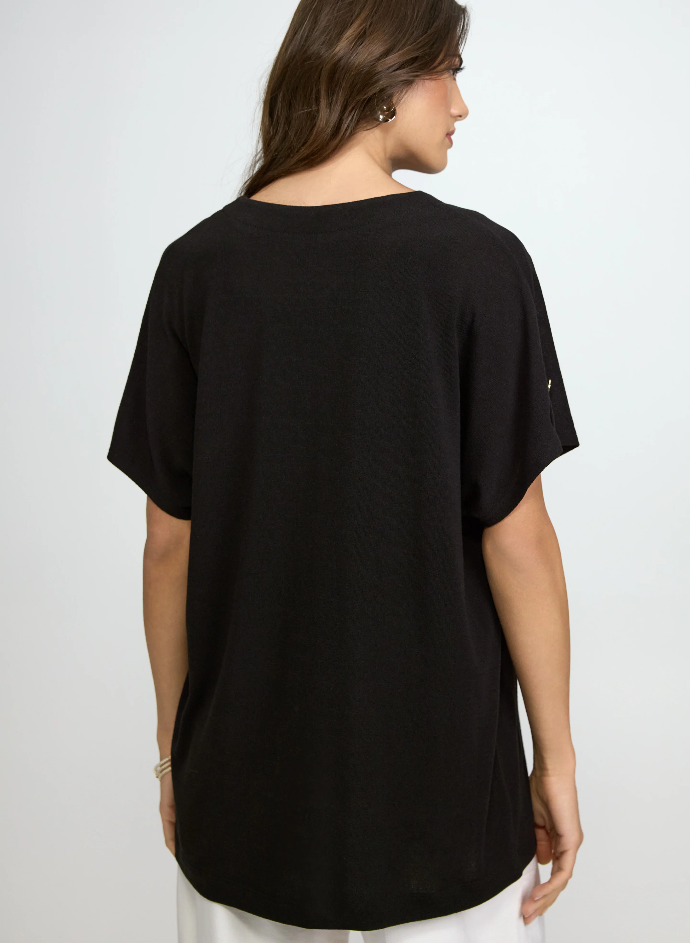 Knit Open-Front Cardigan - Image 4