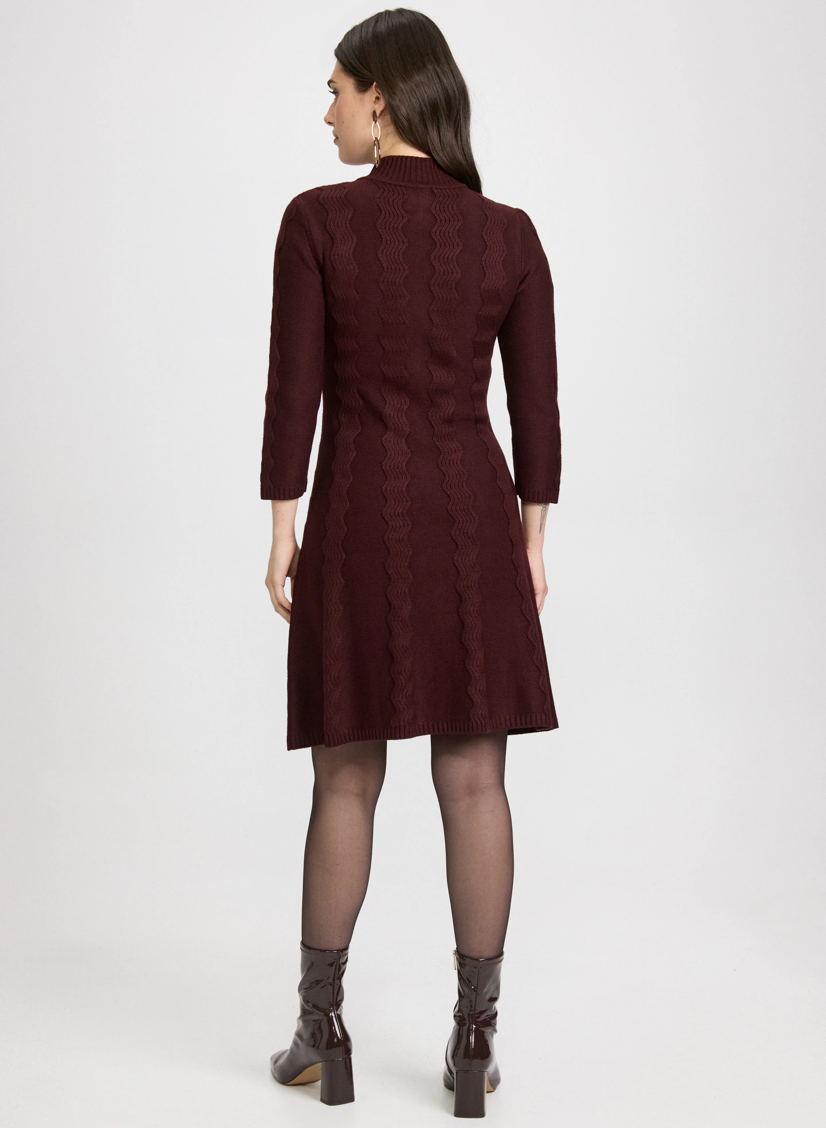 Knit Sweater Dress - Image 4