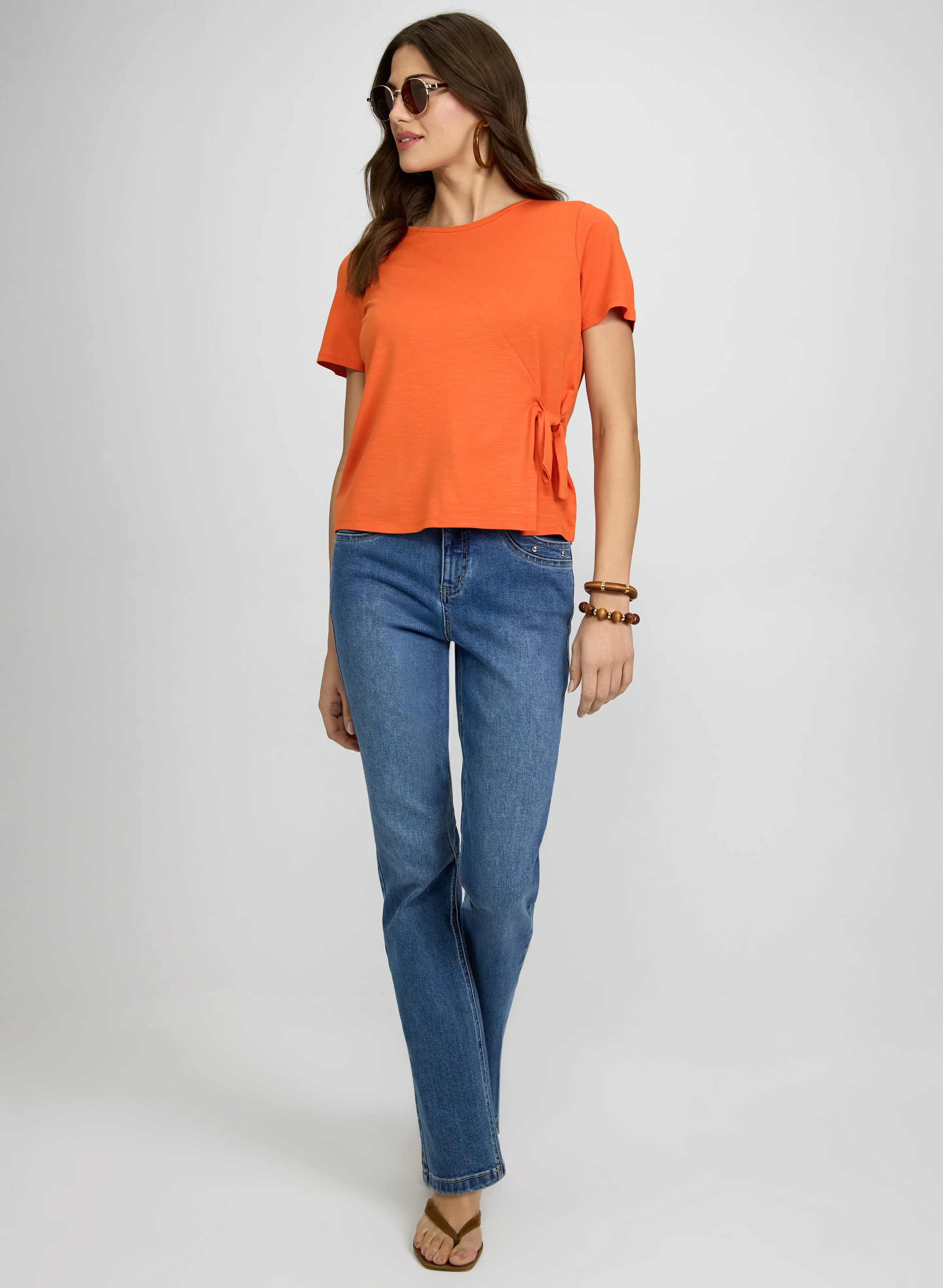 Knot Detail T-Shirt - Image 3