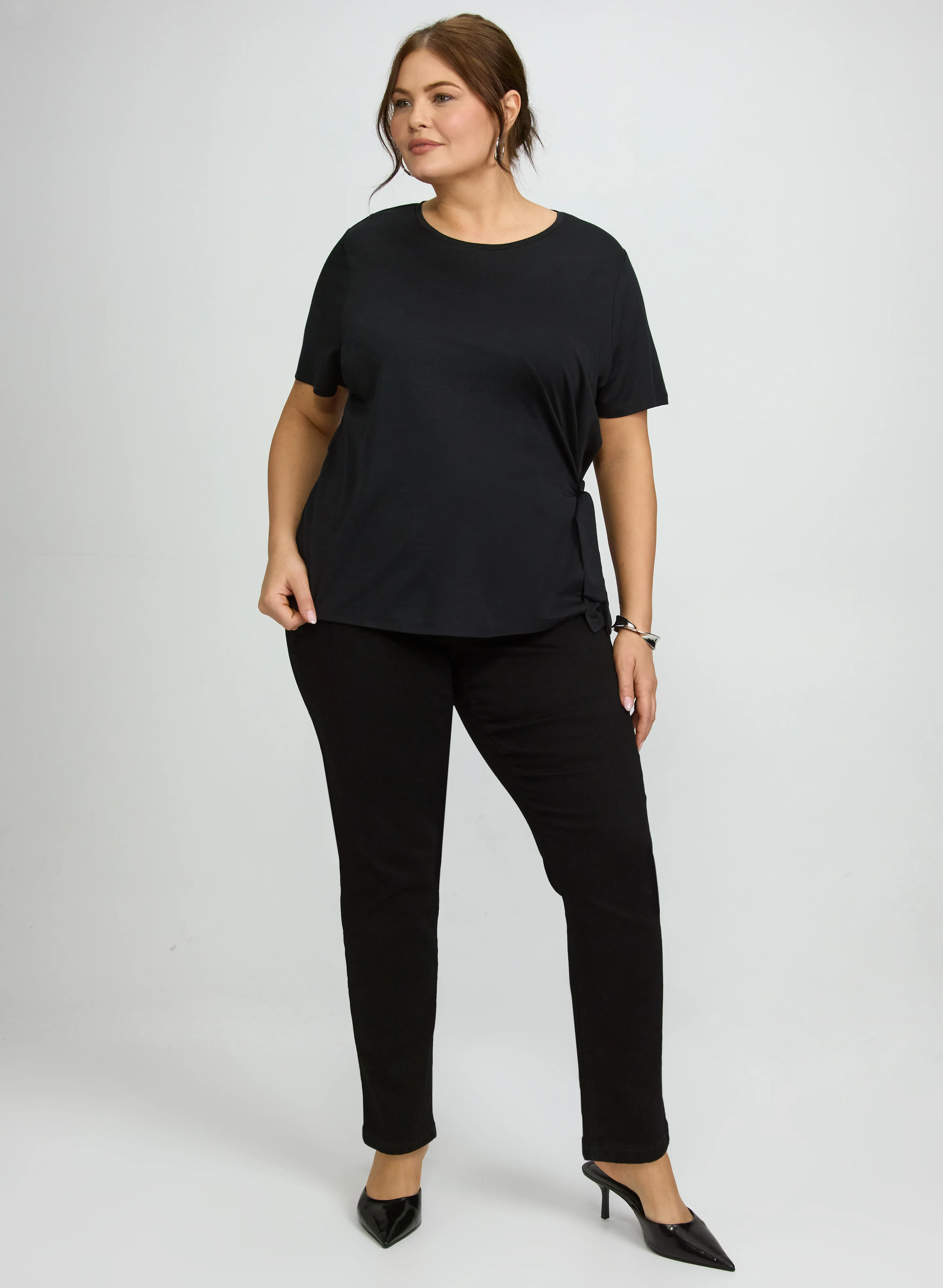 Knot Detail T-Shirt - Image 3