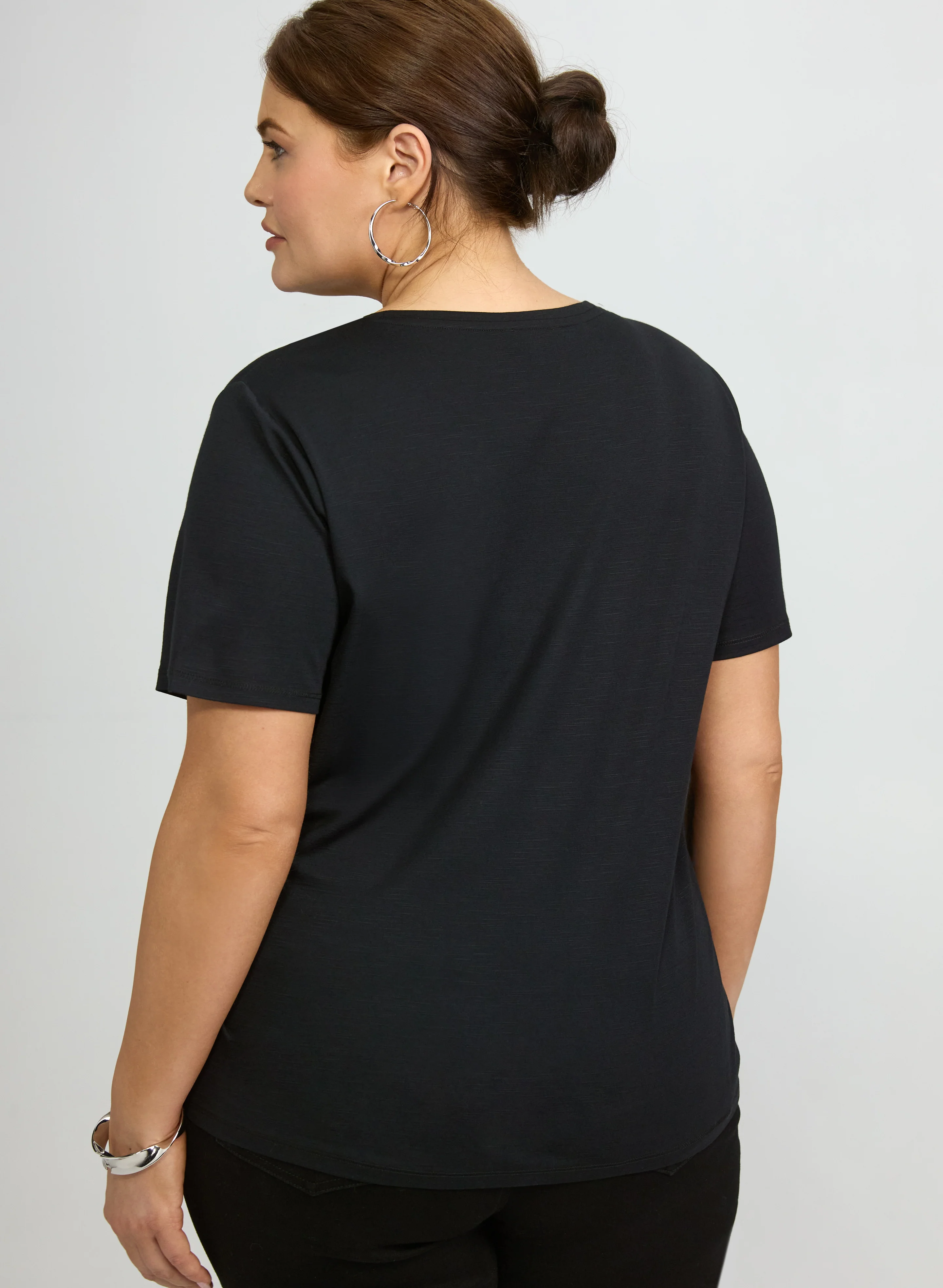 Knot Detail T-Shirt - Image 4