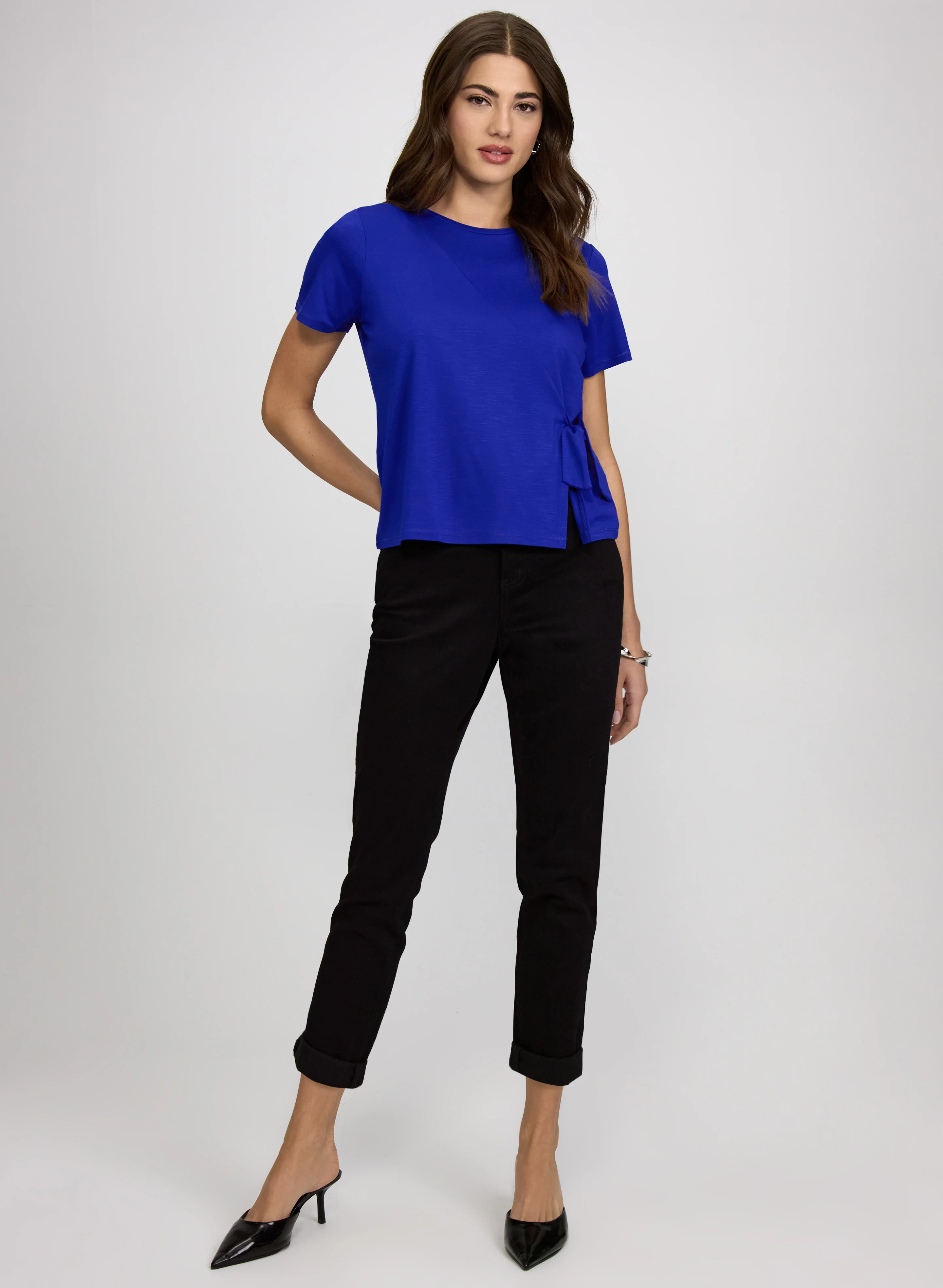 Knot Detail T-Shirt - Image 3