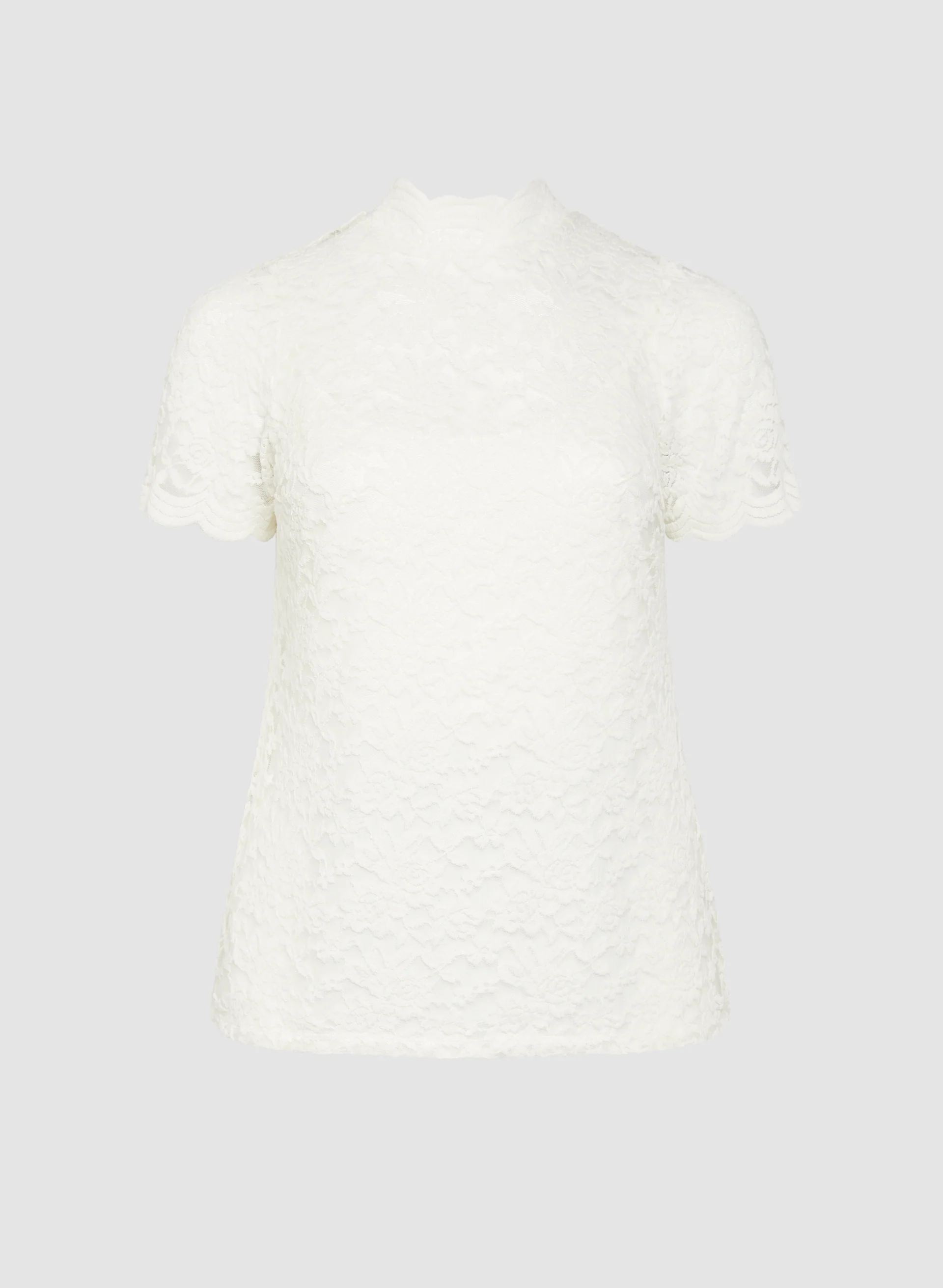 Lace Cap Sleeve Top - Image 6
