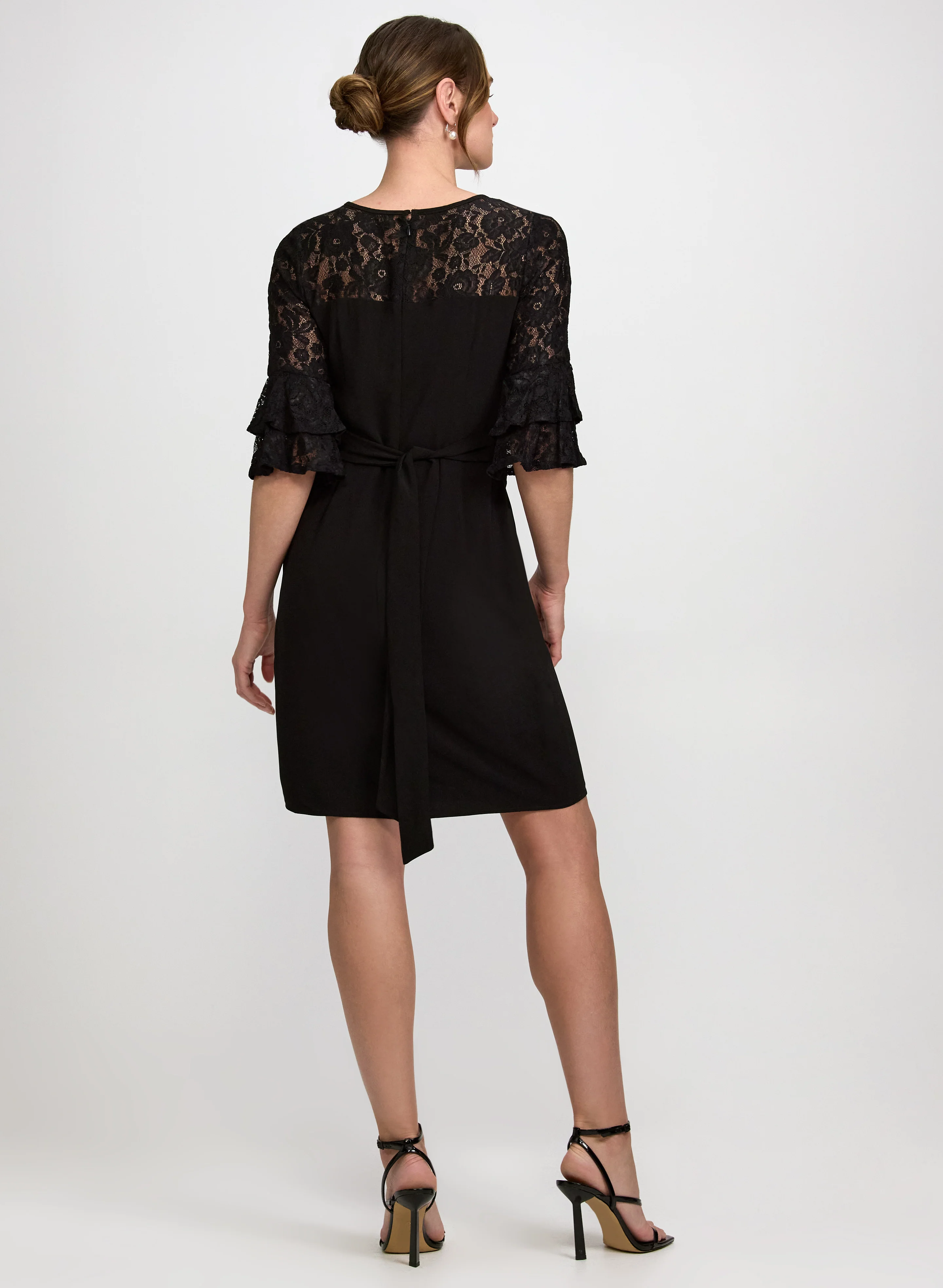 Lace Detail Sheath Dress - Image 2