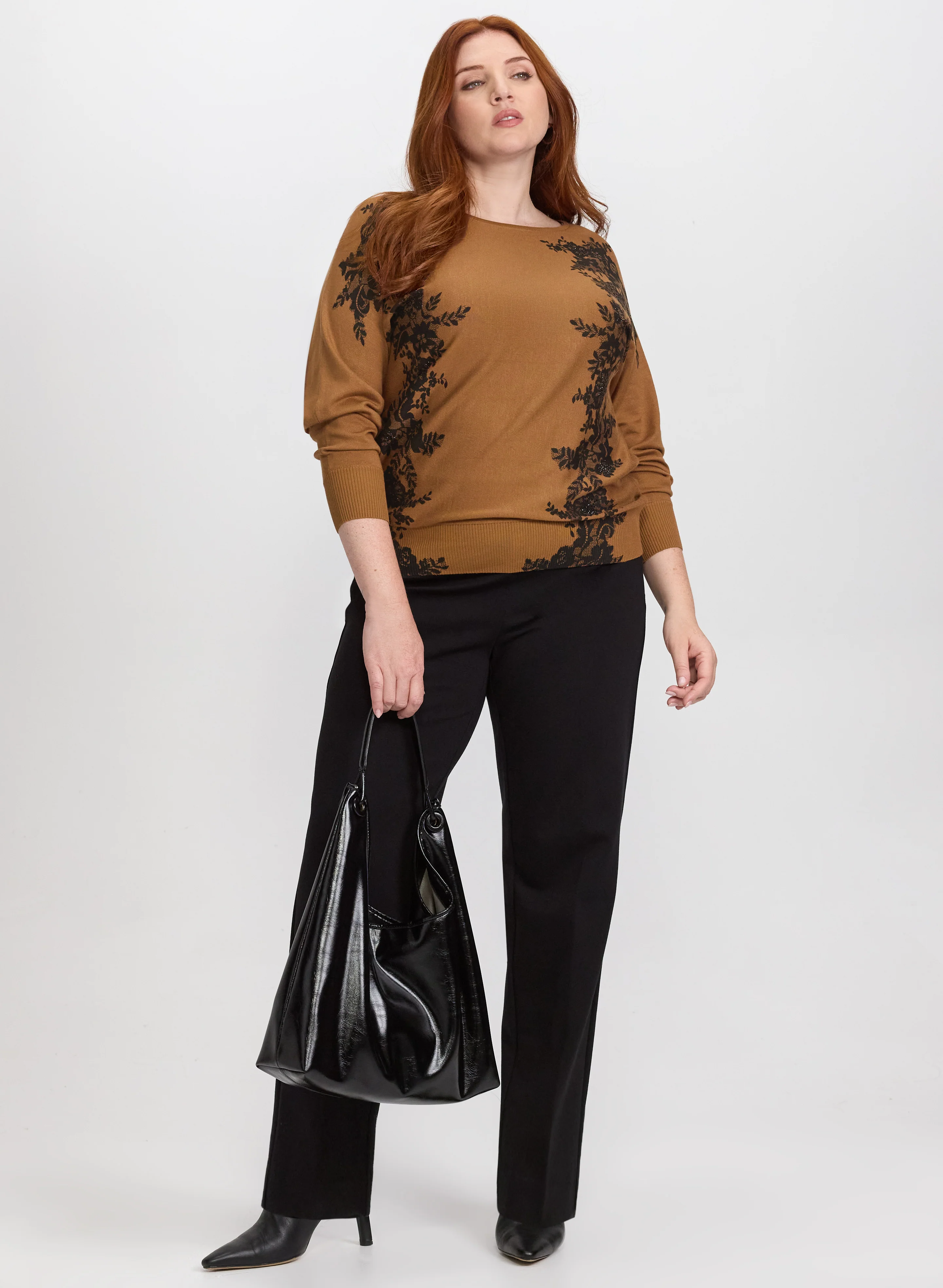 Lace Embroidered Pullover - Image 3