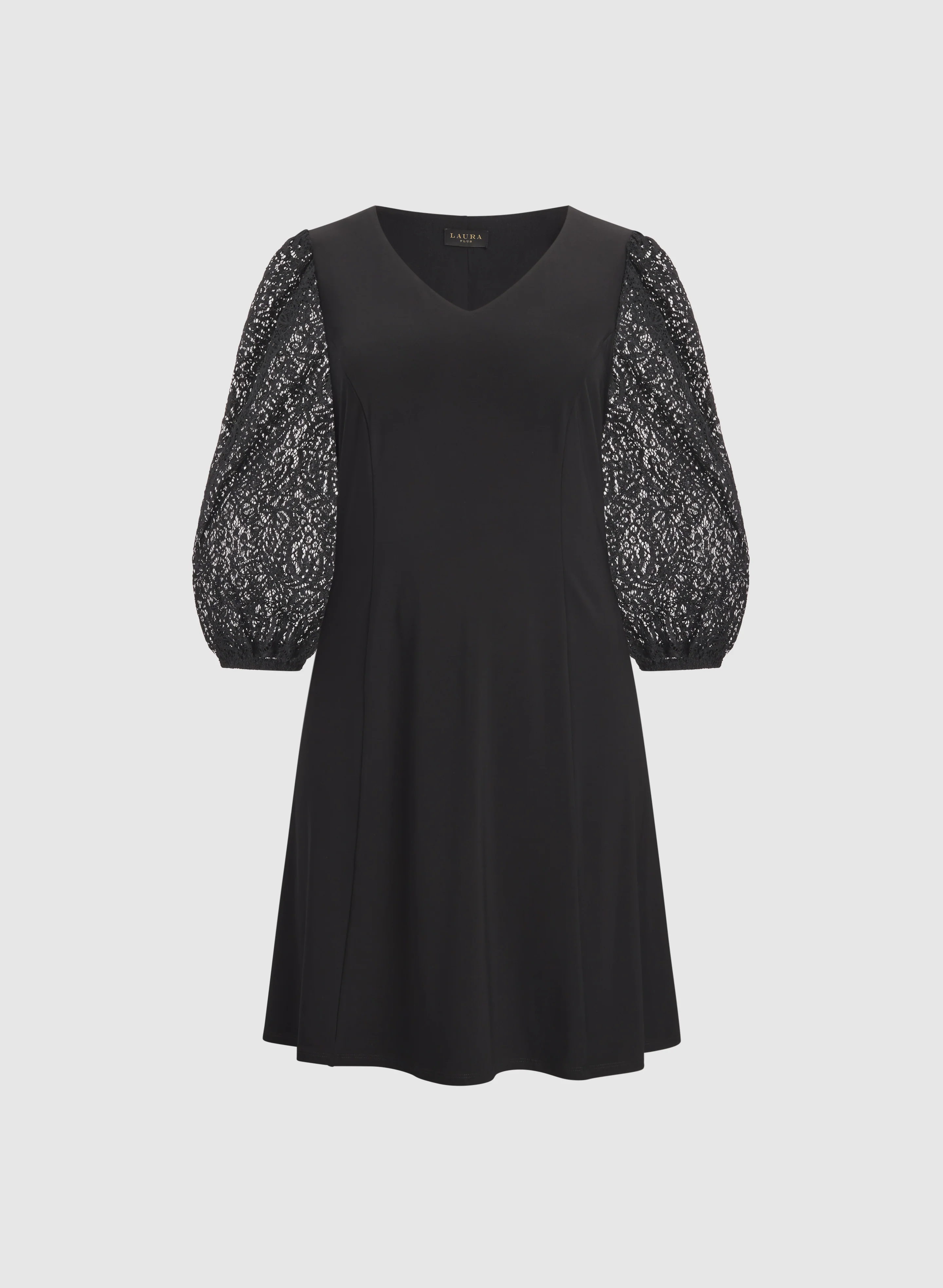 Lace Sleeve Dress - Image 6