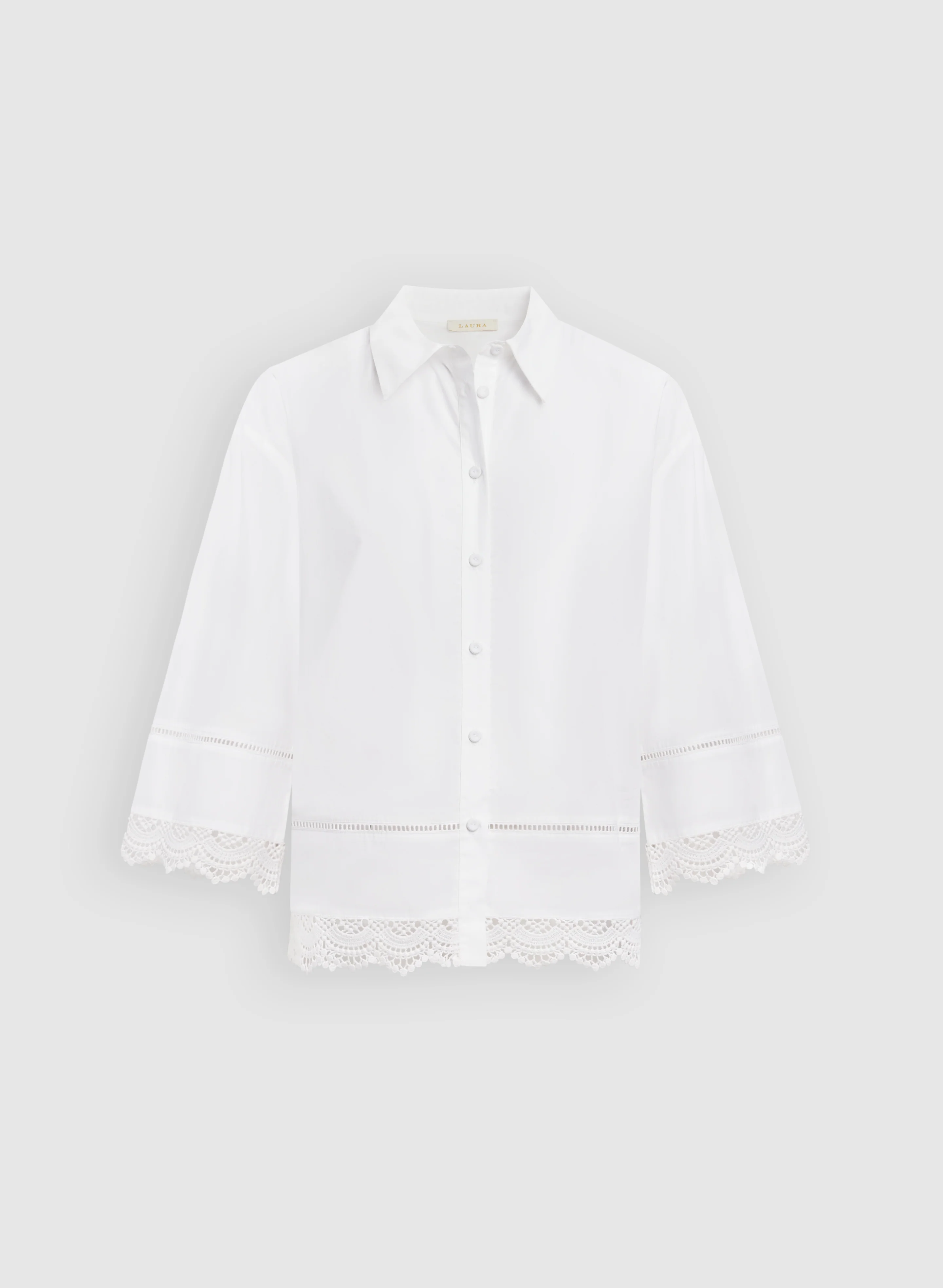 Lace Trimmed Blouse - Image 6