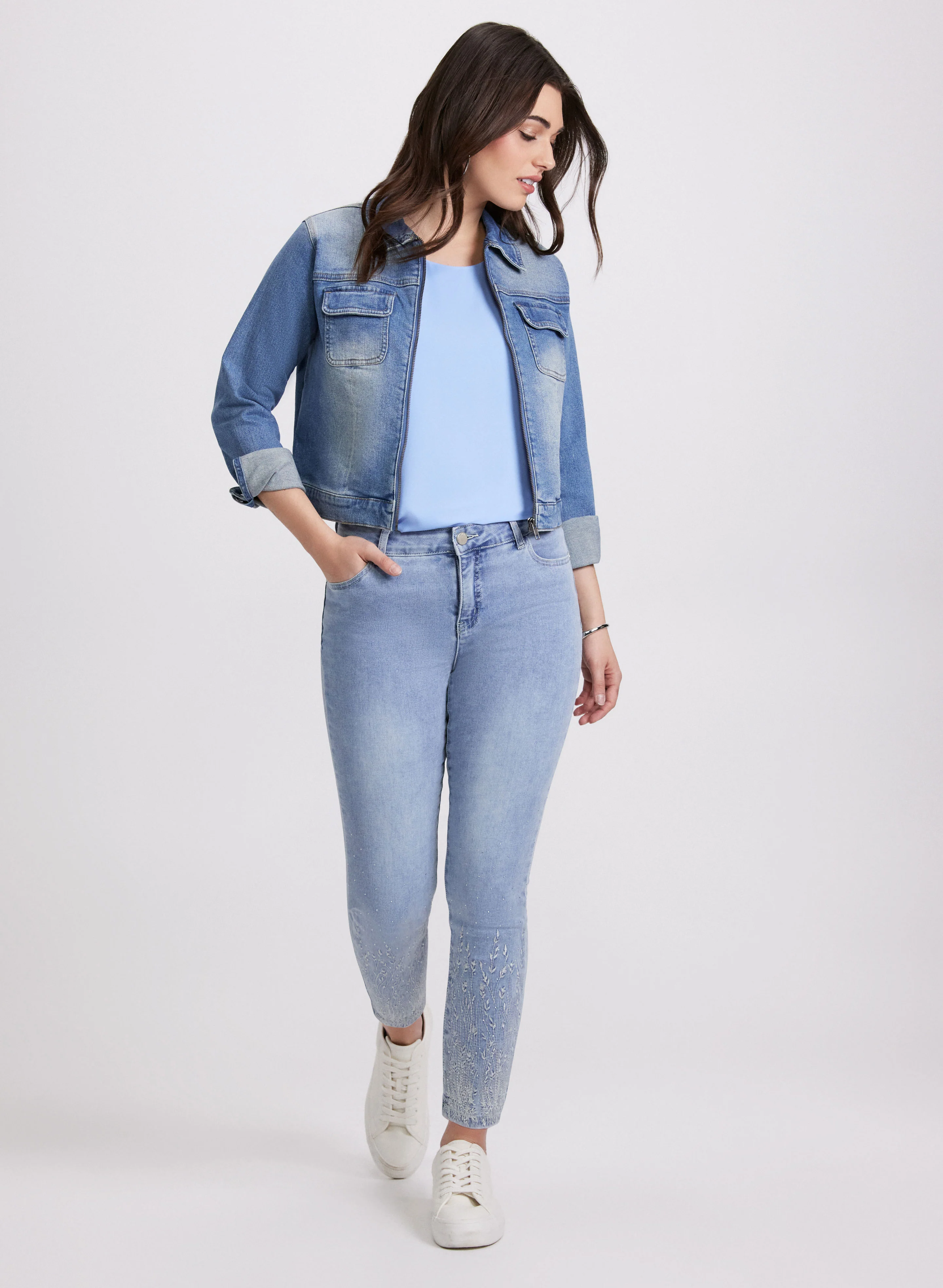 Layered Crepe Blouse - Image 3