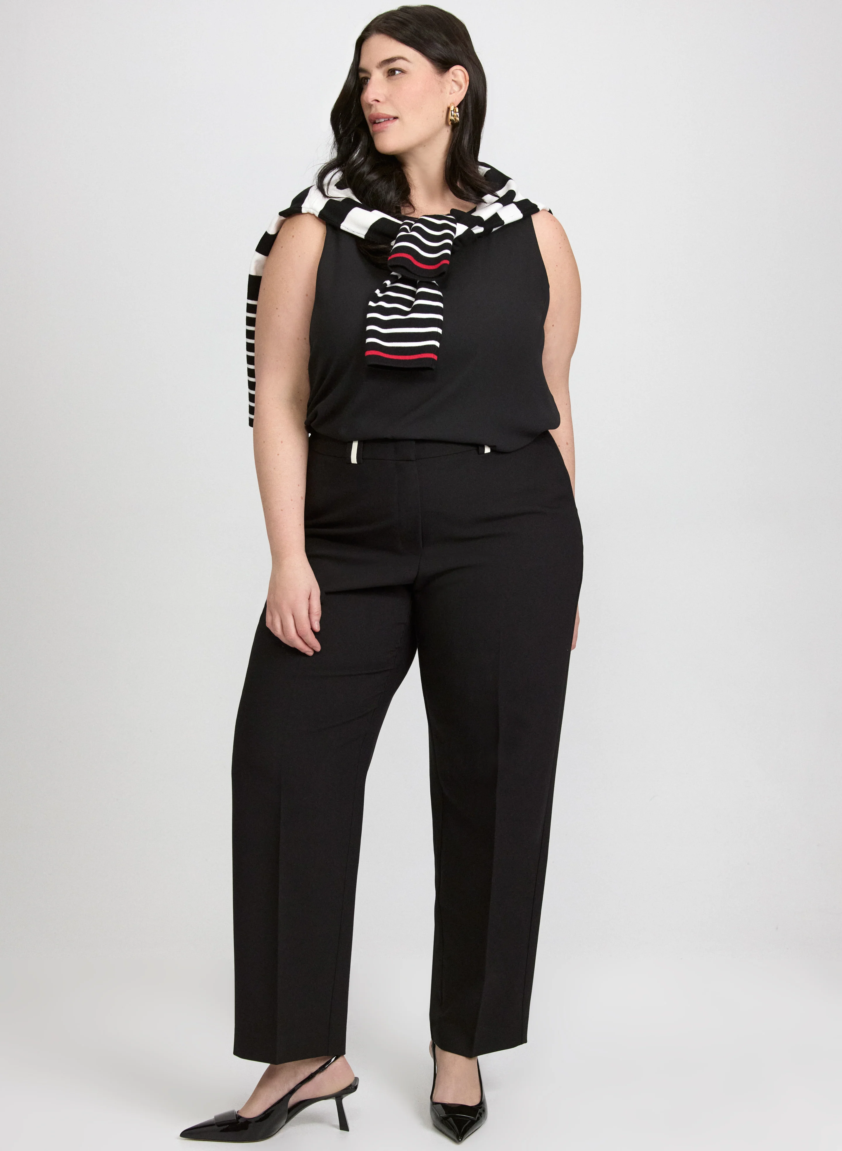 Layered Sleeveless Blouse - Image 11