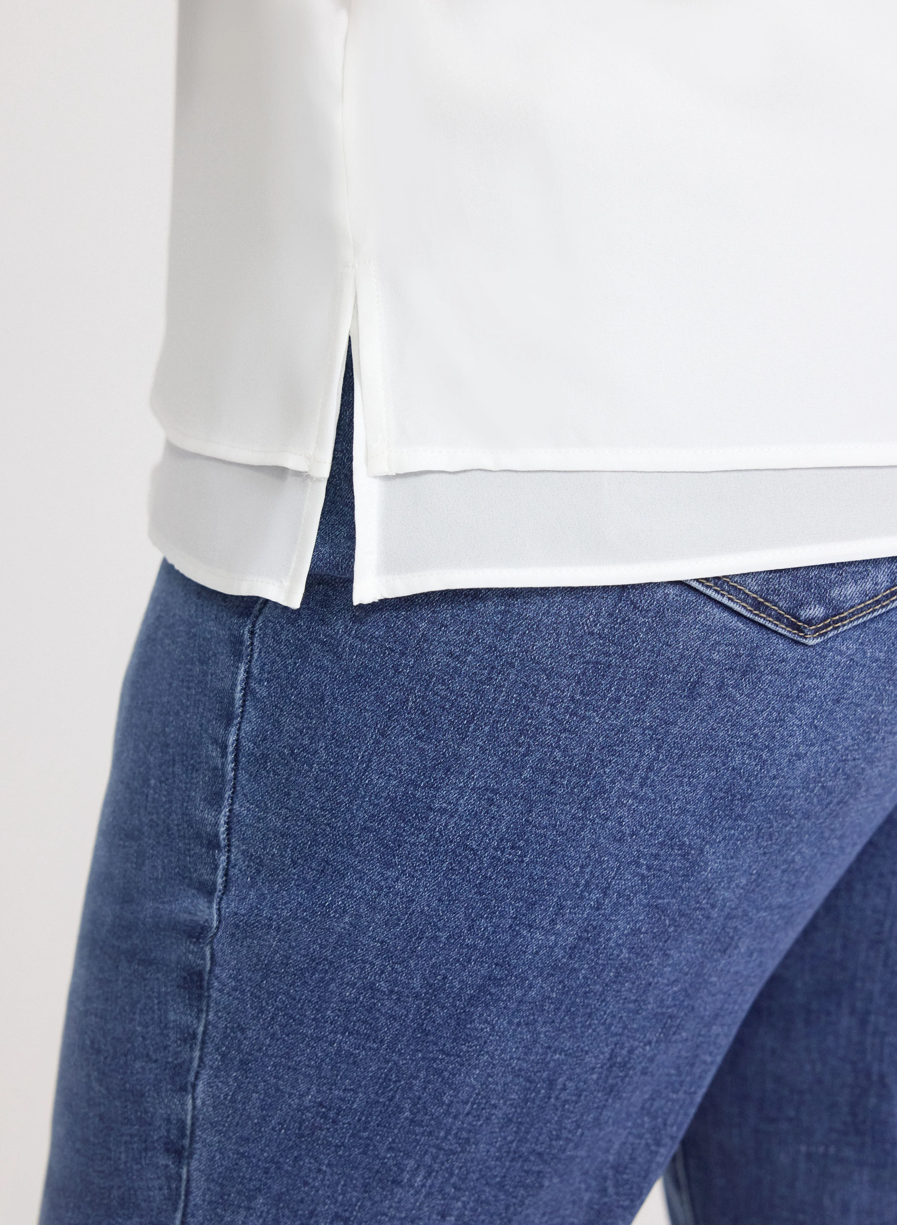 Layered Sleeveless Blouse - Image 7