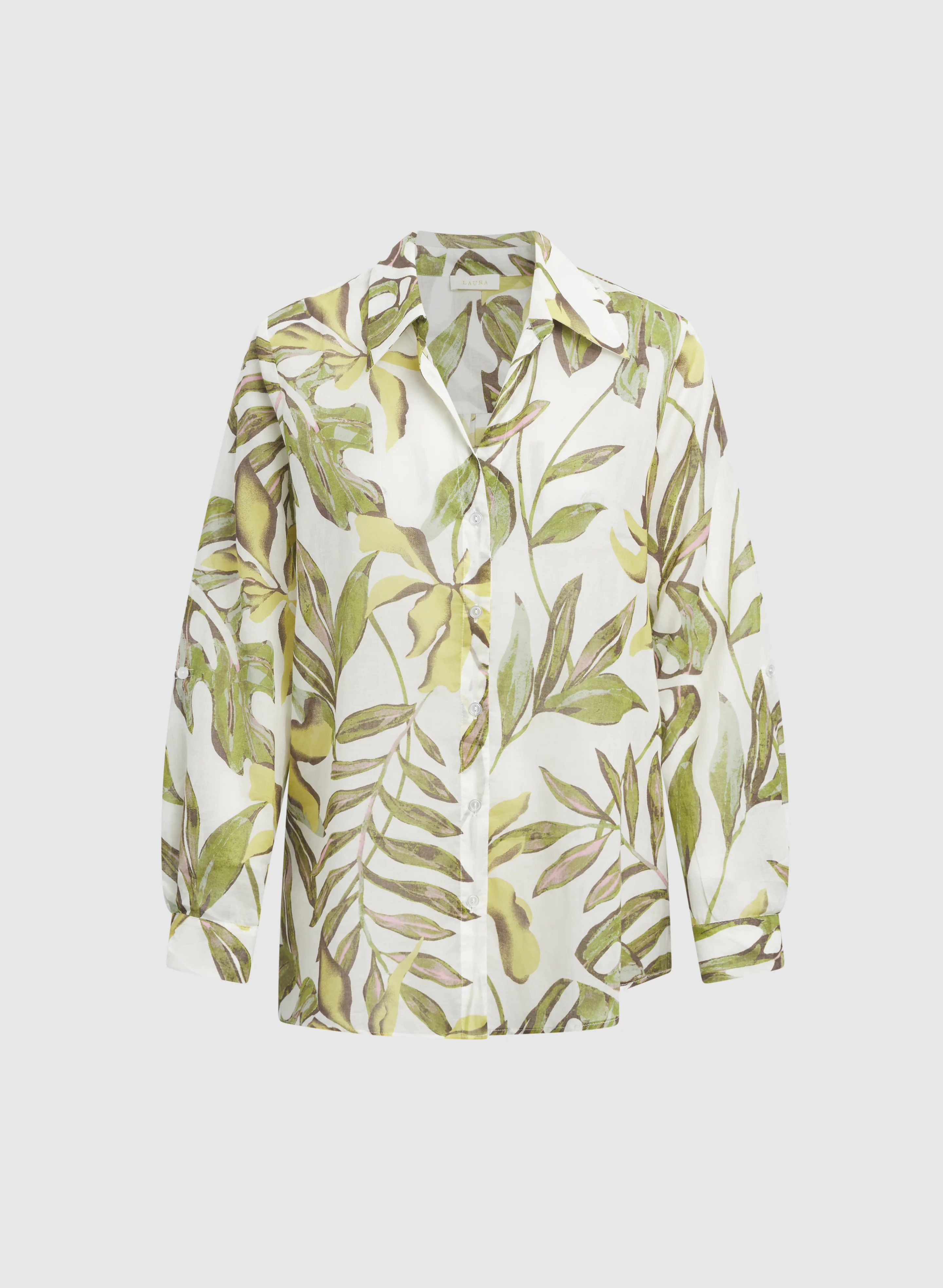 Leaf Button-Down Blouse - Image 7