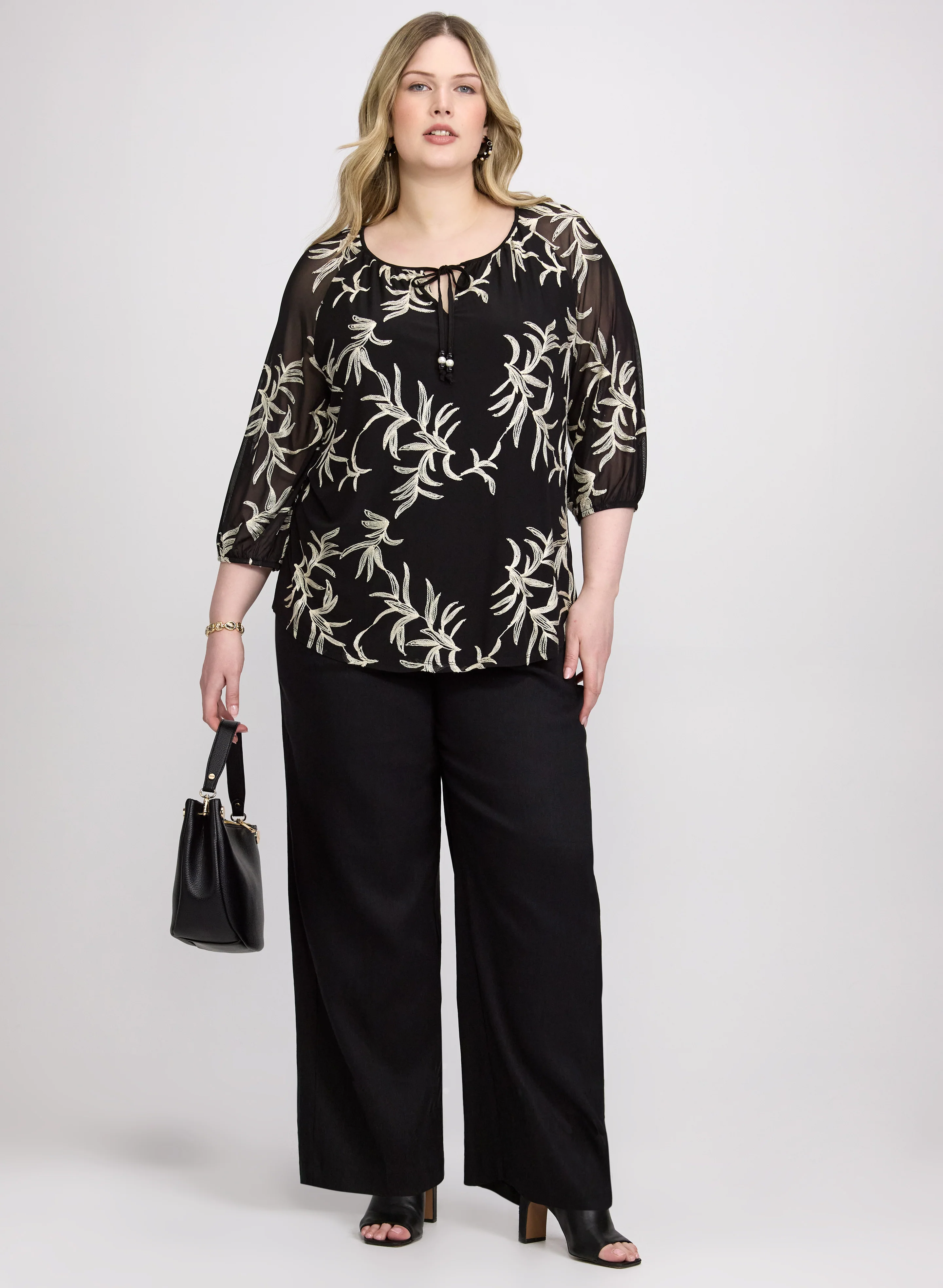Leaf Embroidered Top - Image 3