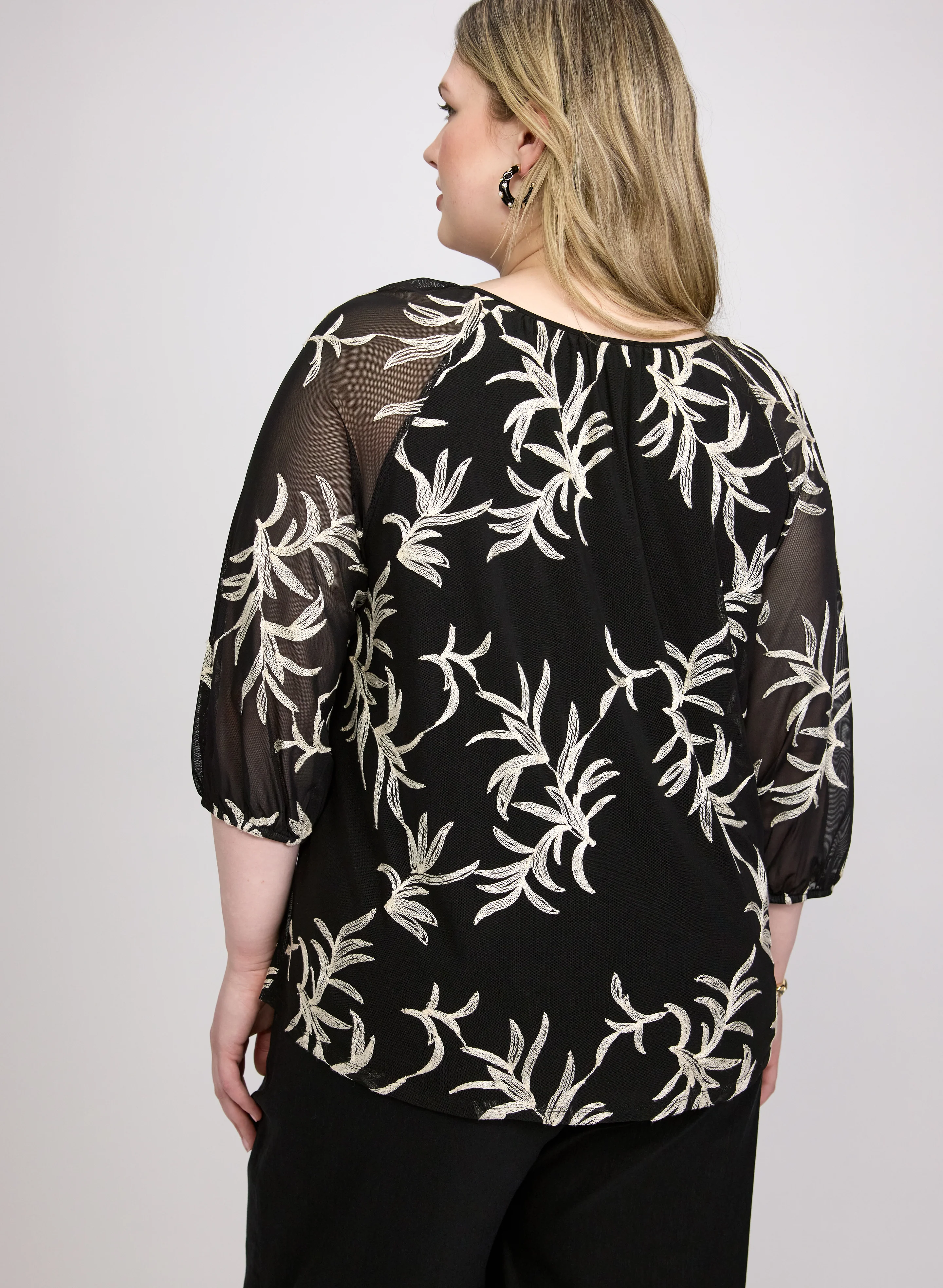 Leaf Embroidered Top - Image 5