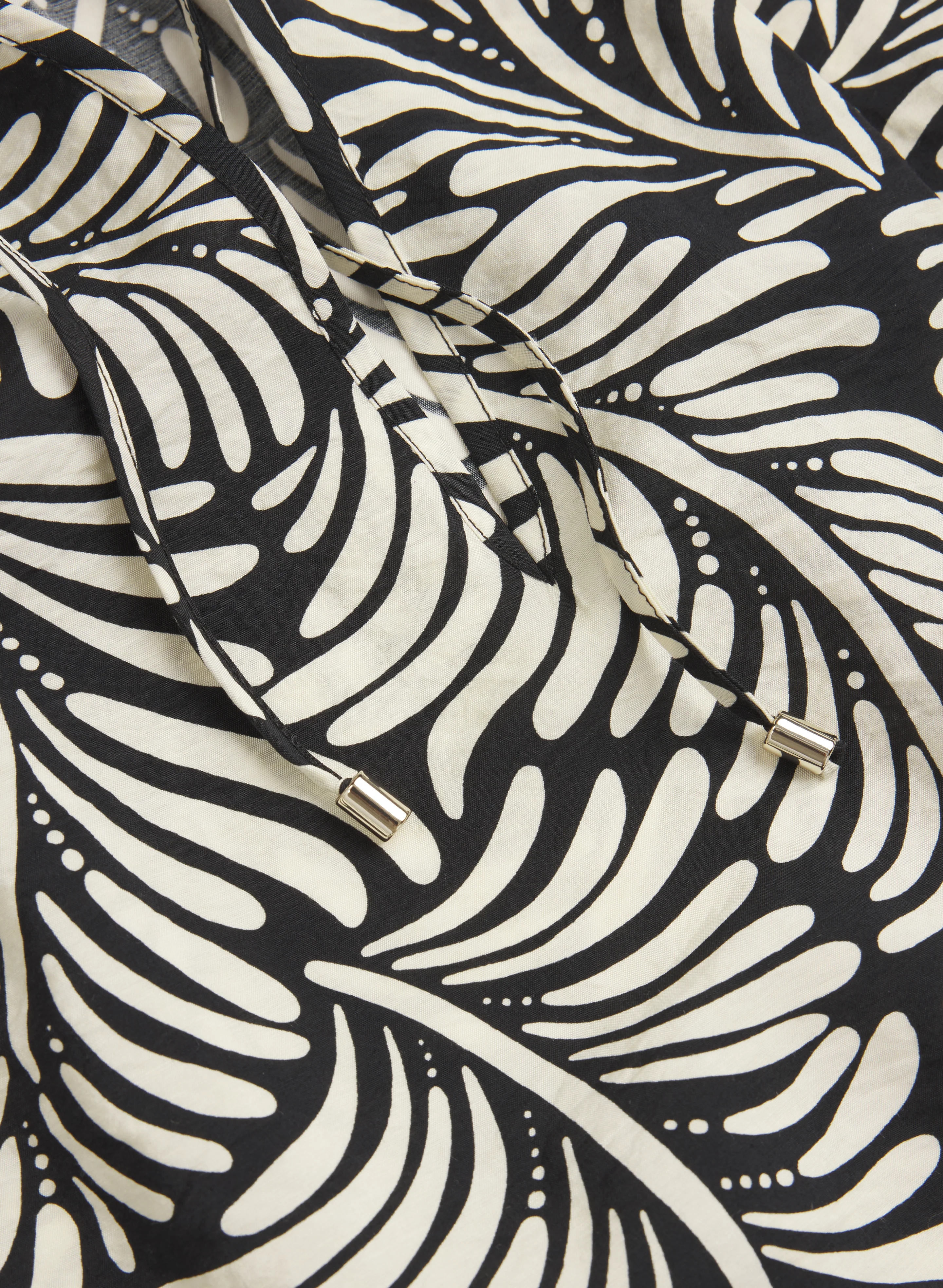 Leaf Print Blouse - Image 7