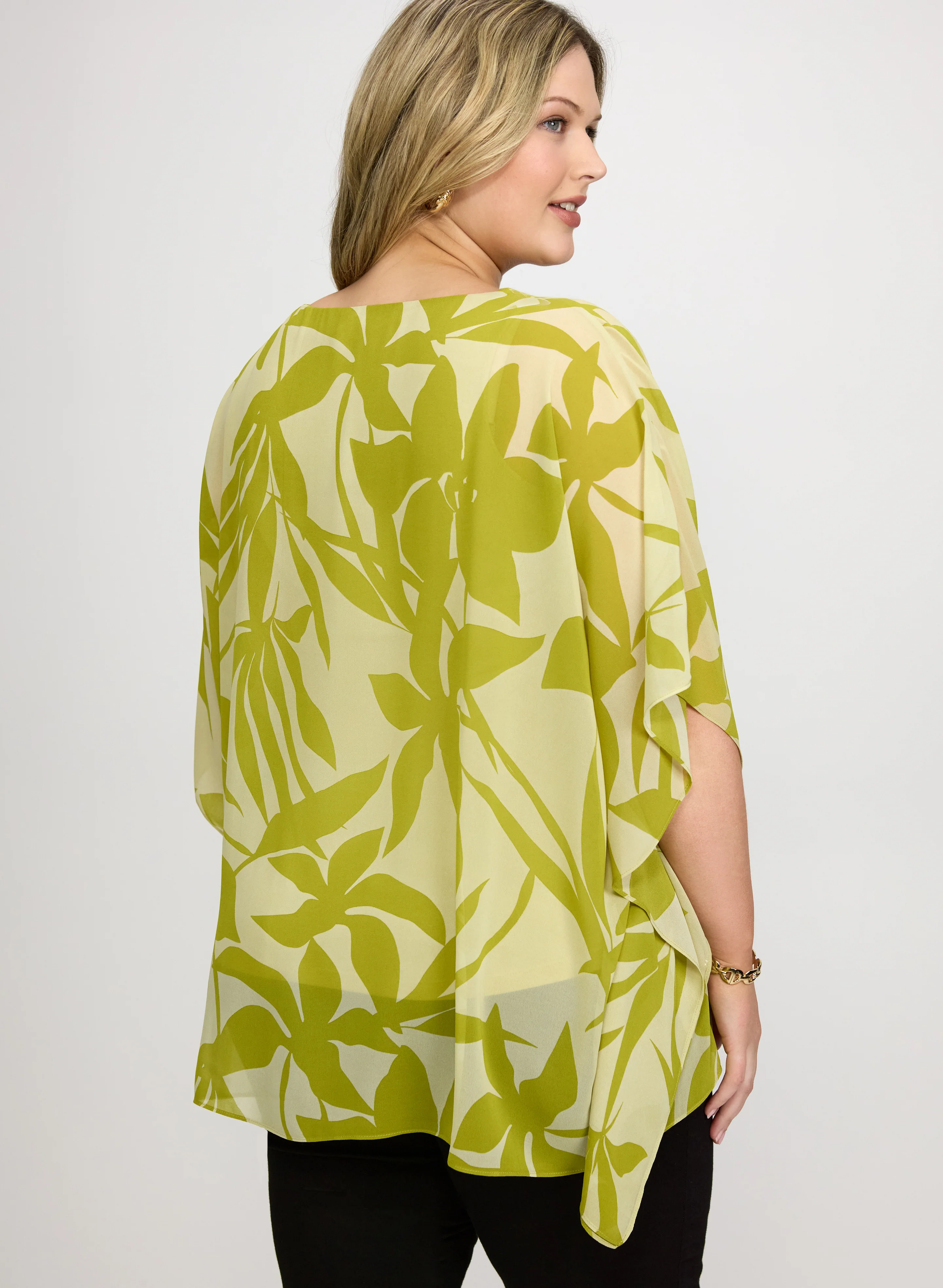 Floral Chiffon Blouse - Image 5