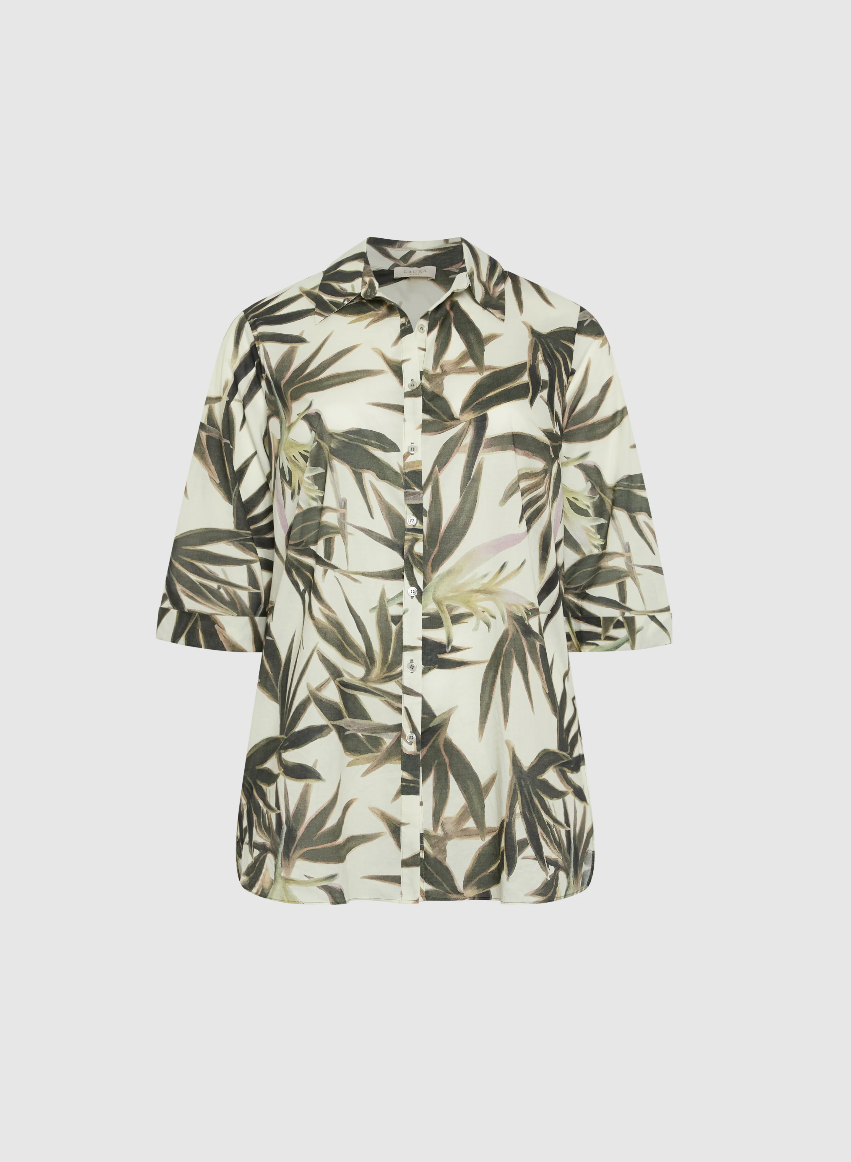 Leaf Print Blouse - Image 6