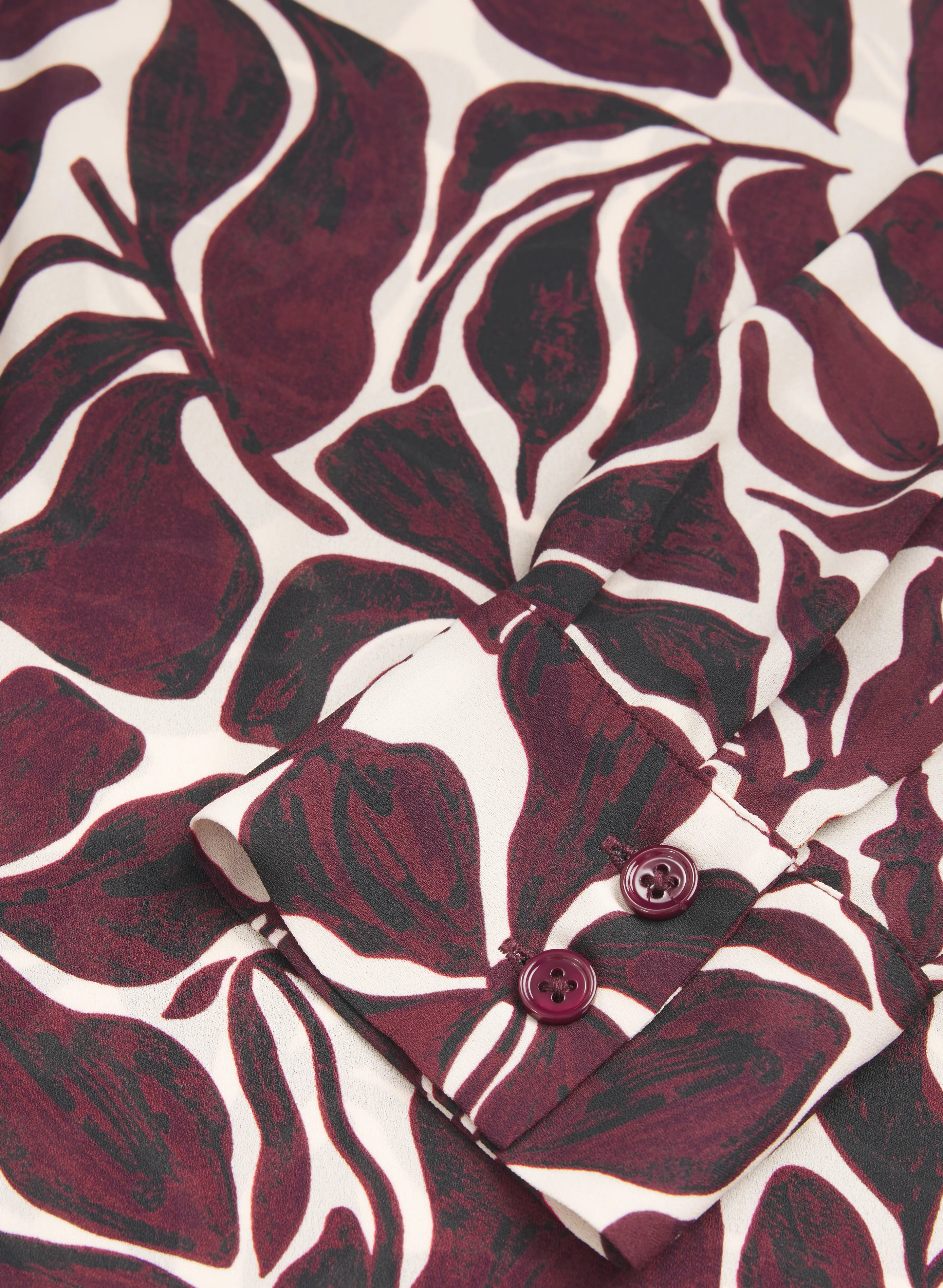 Leaf Print Blouse - Image 6
