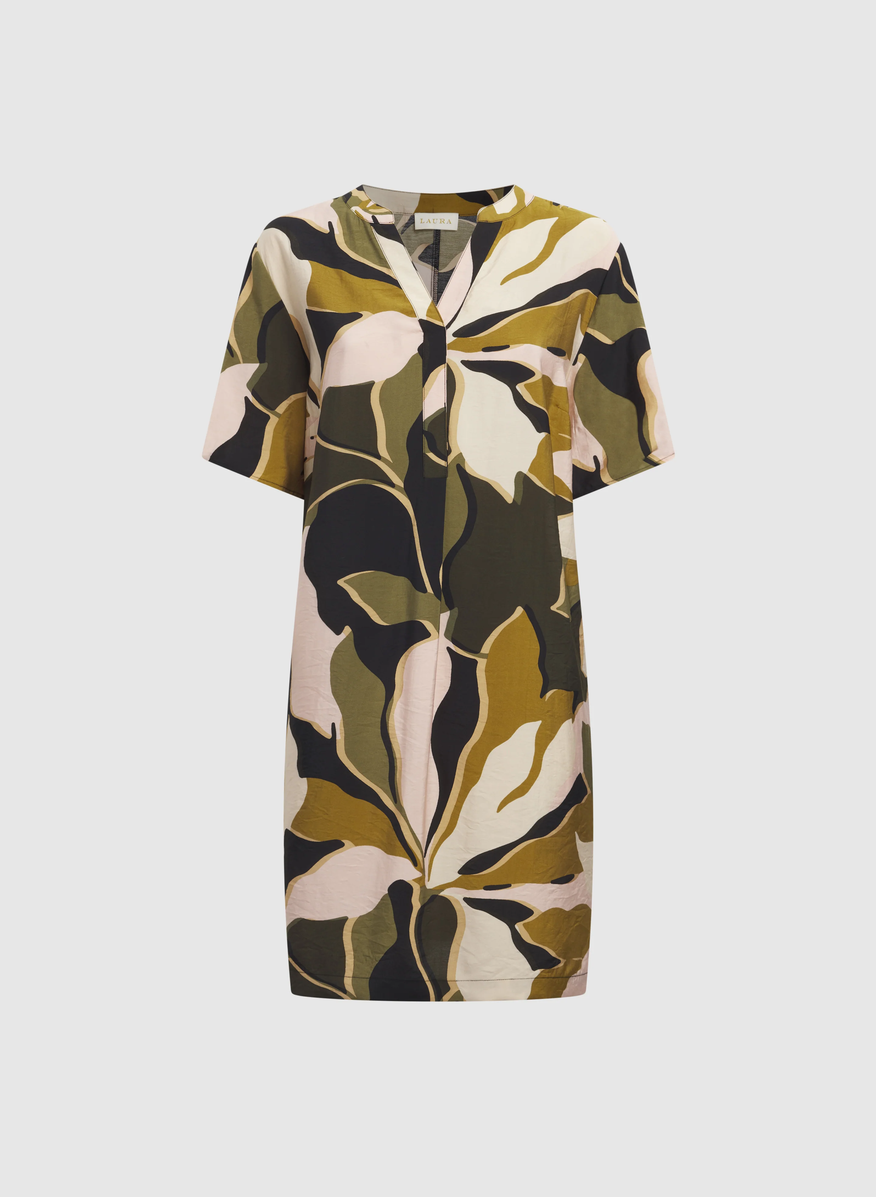 Leaf Print Dress - Image 5