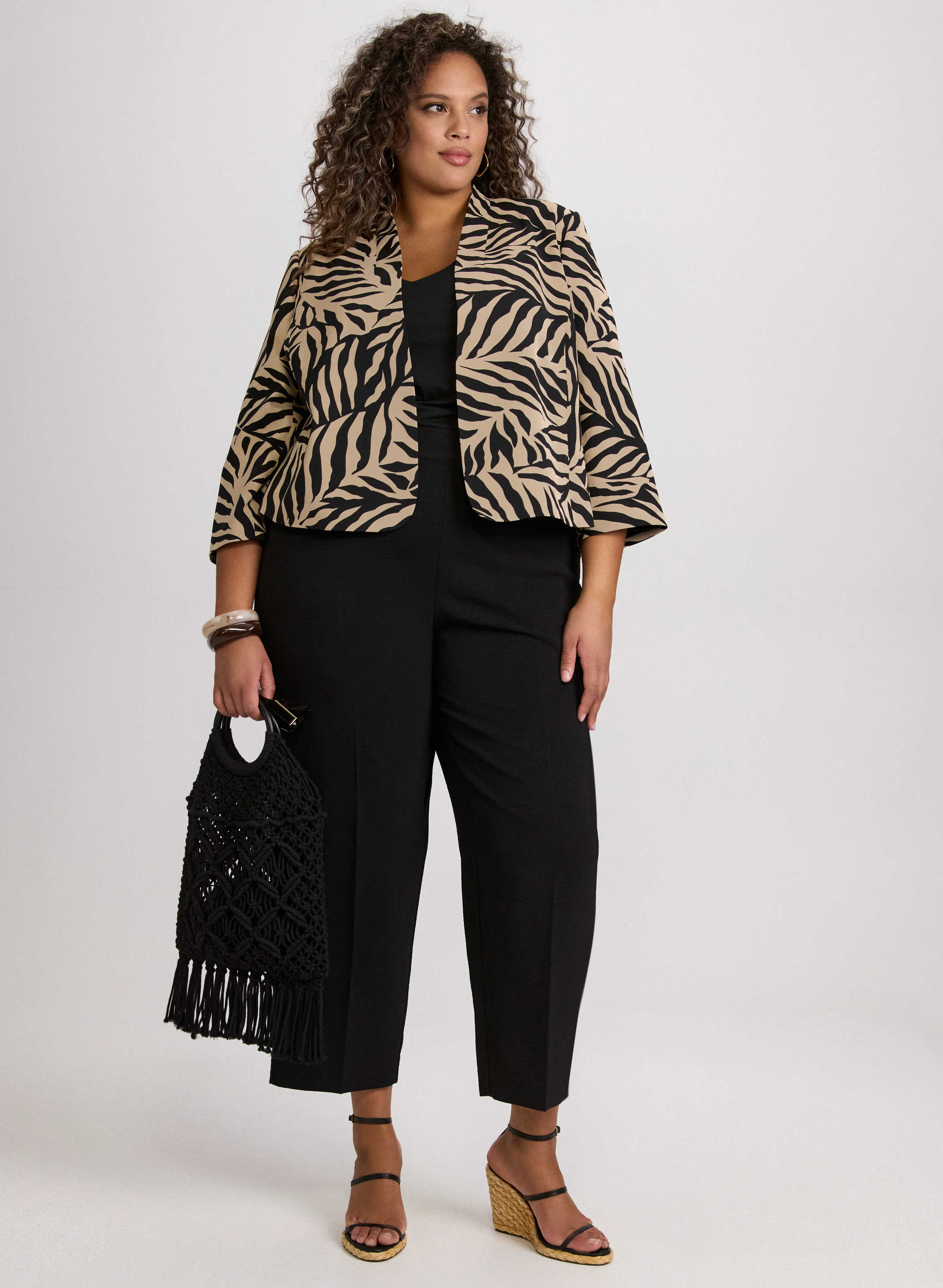 Leaf Print Jacket - Image 3