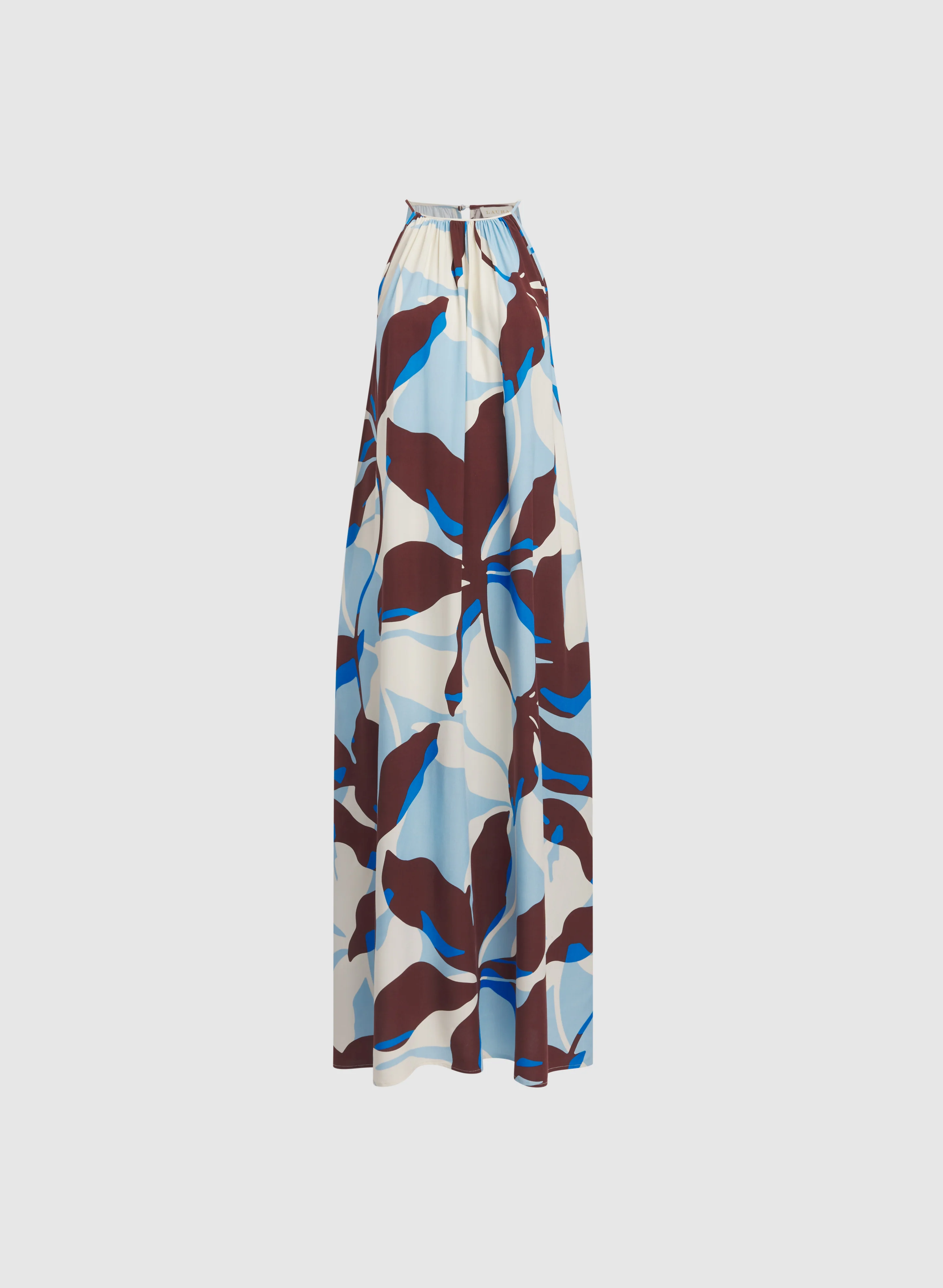Leaf Print Maxi Dress - Image 6